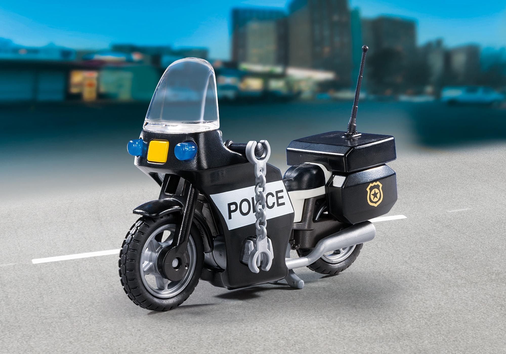 playmobil police motorbike