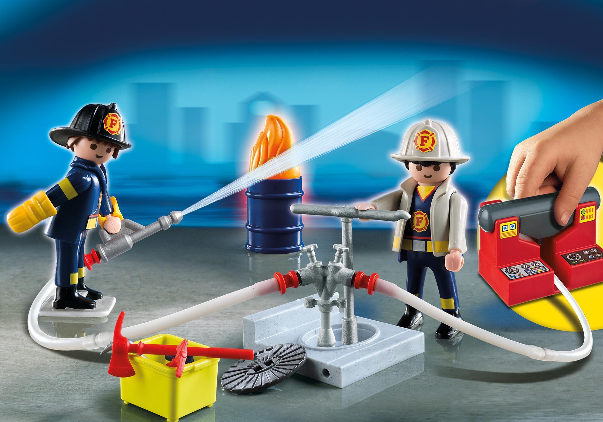 playmobil fire rescue carry case