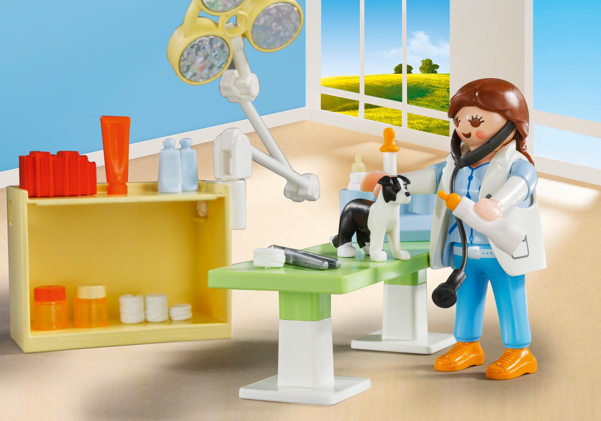 playmobil vet clinic instructions