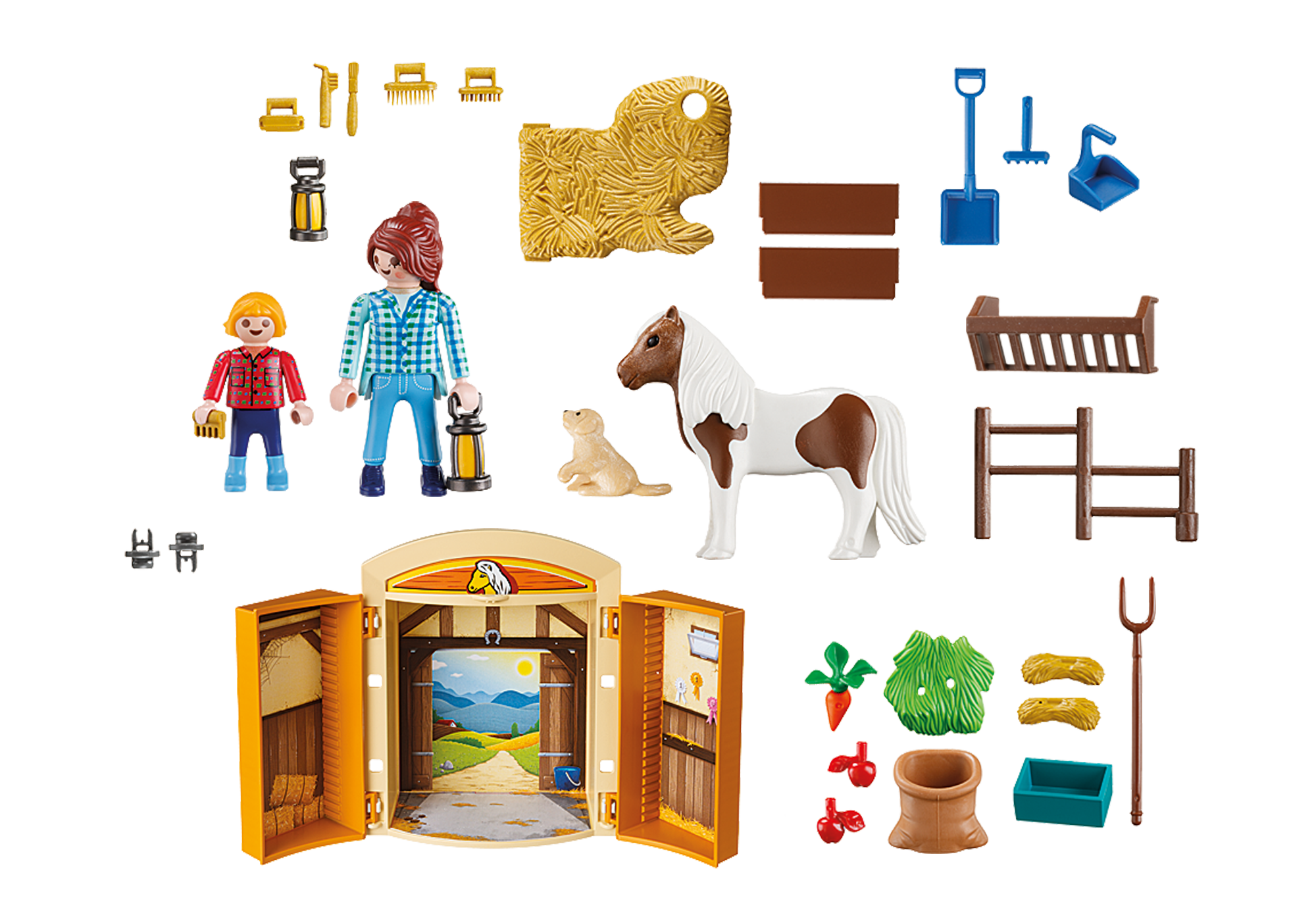 playmobil pony stable