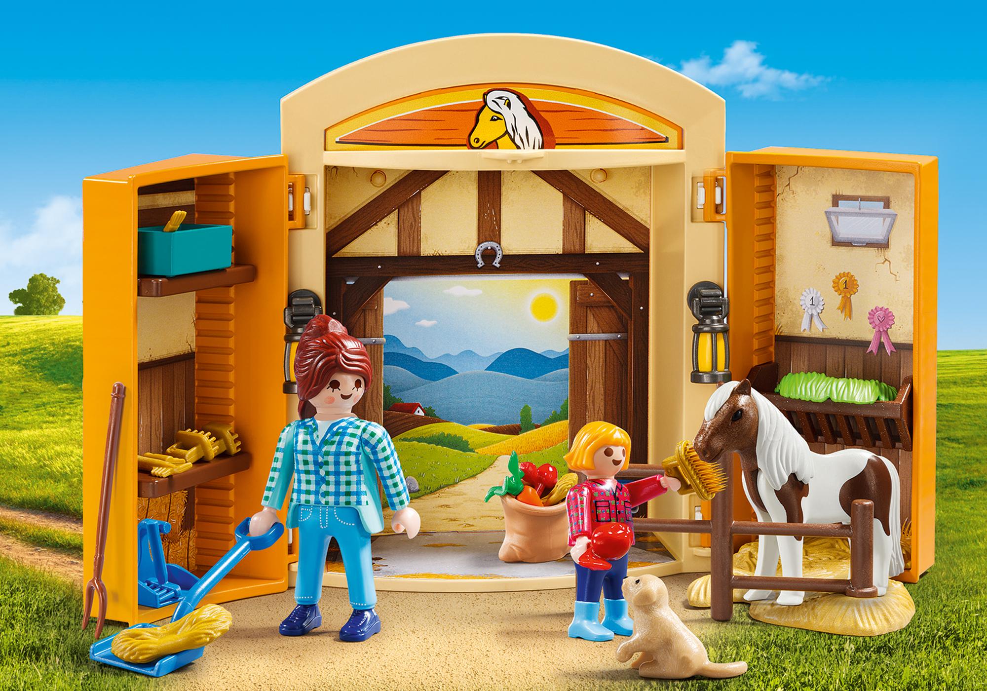 playmobil country horse stable