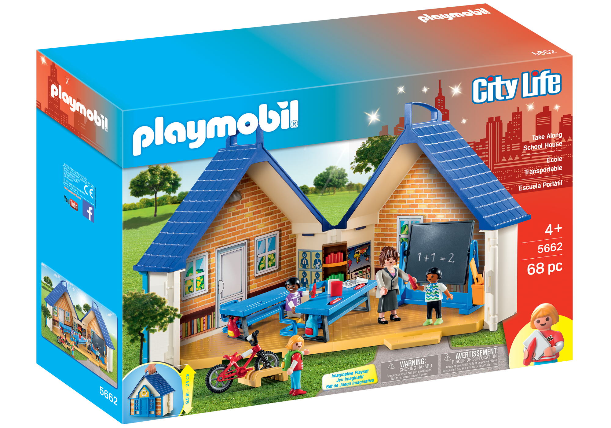 playmobil ecole transportable 3 en 1