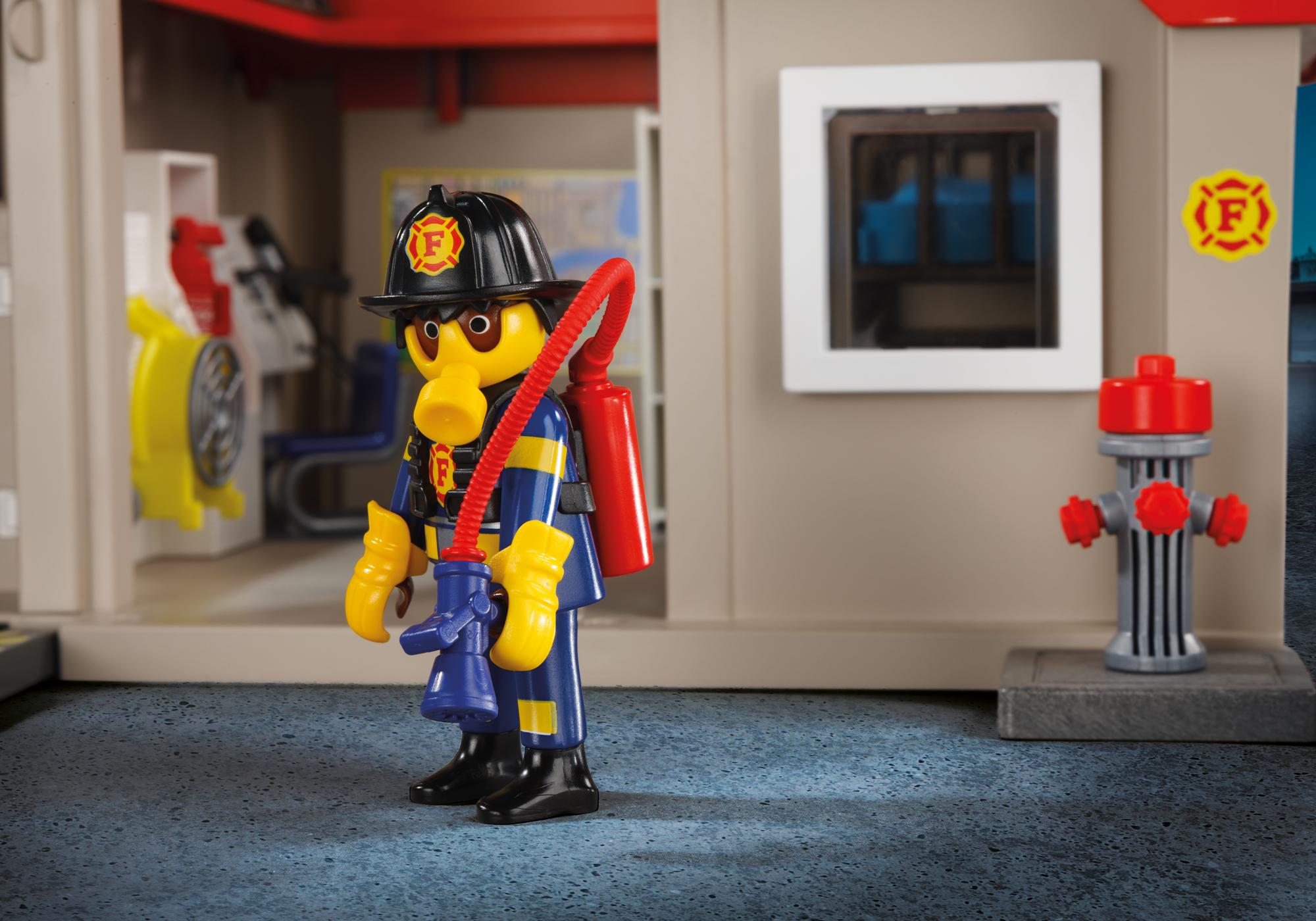 take along fire station playset