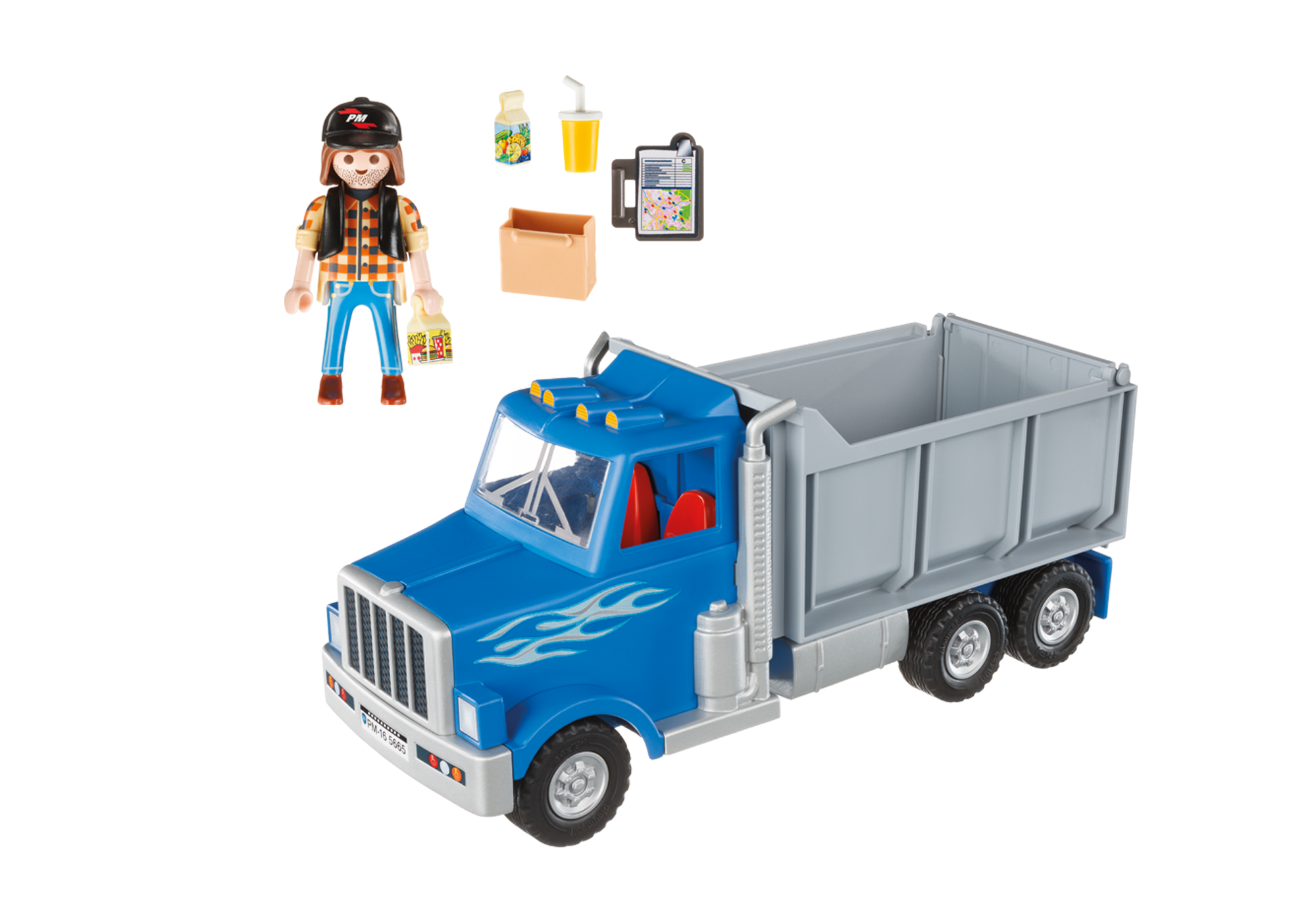 playmobil trash truck