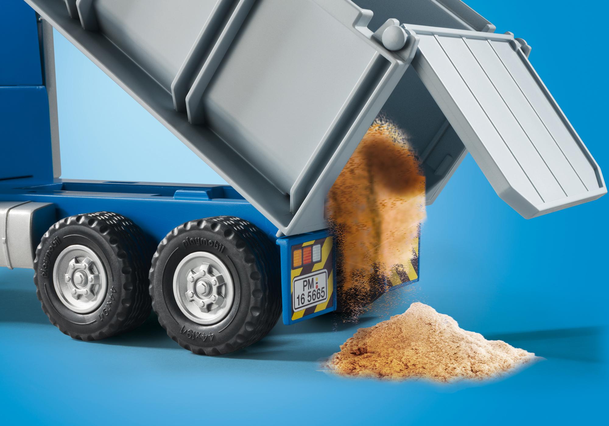 playmobil dump truck