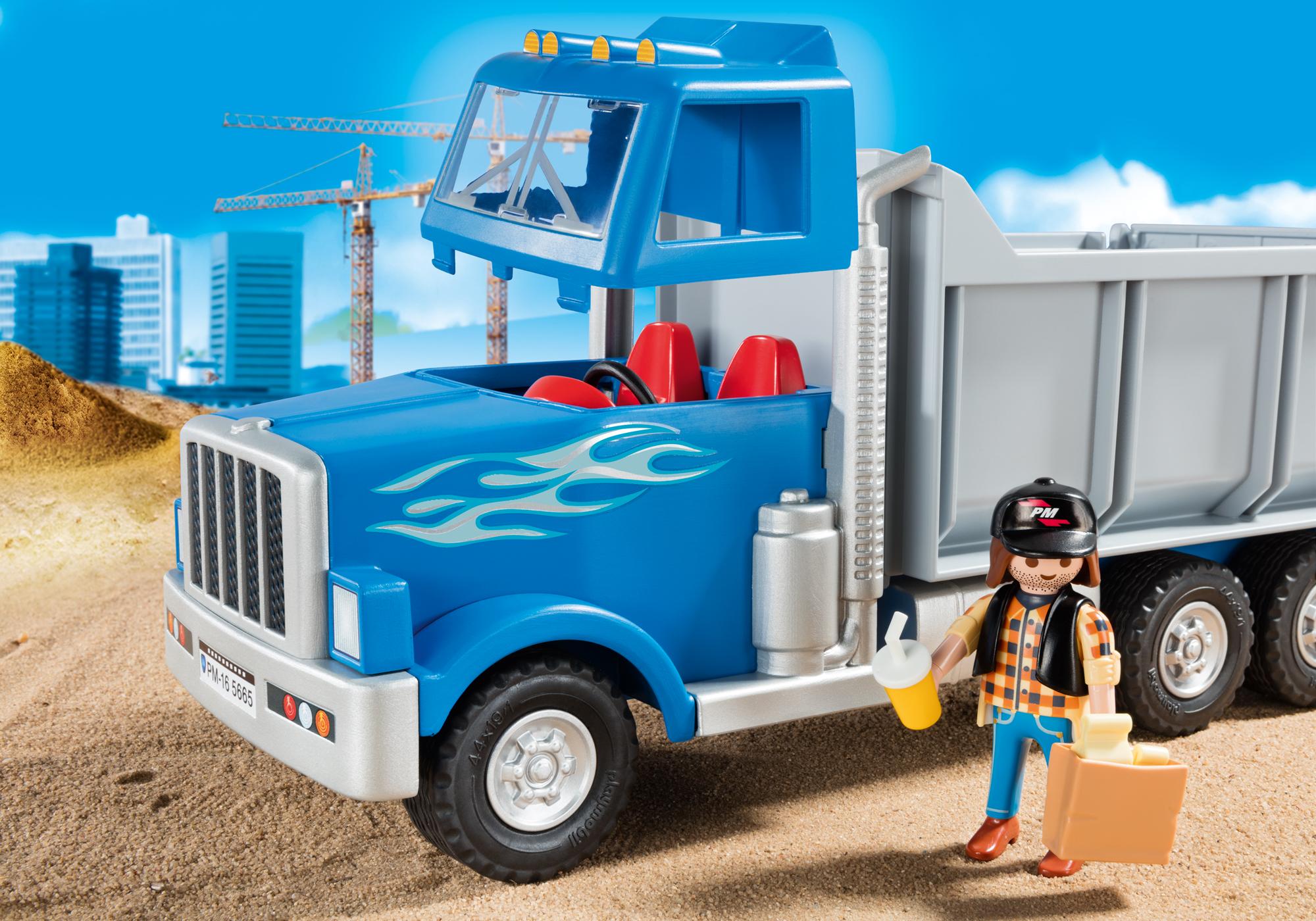 playmobil semi truck