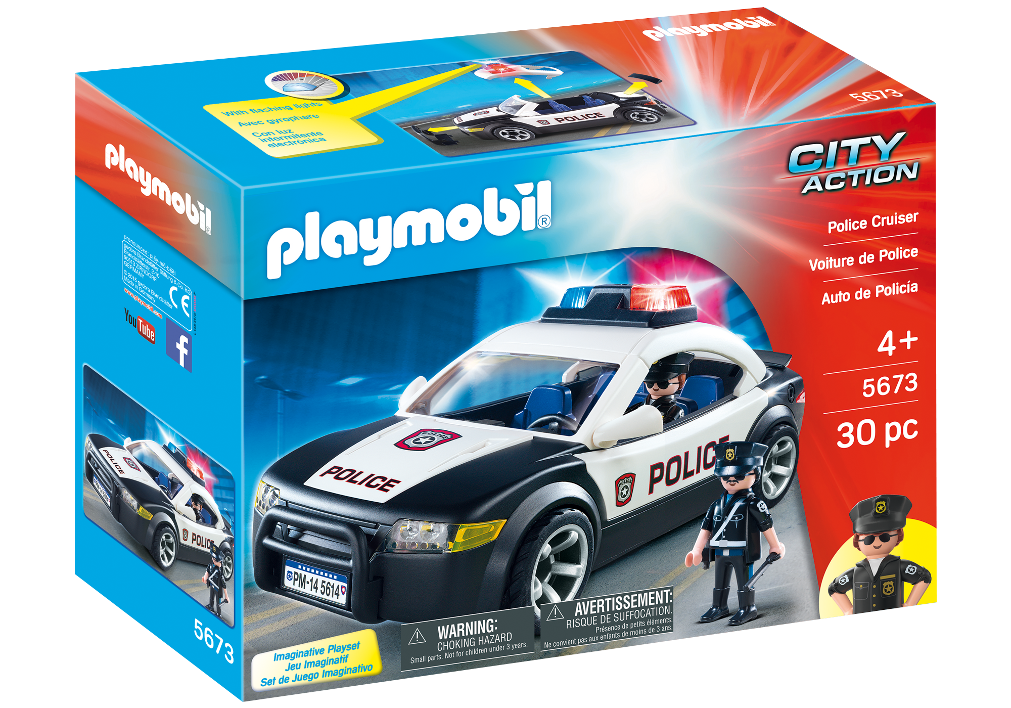 Police Car - 5673 - PLAYMOBIL® USA