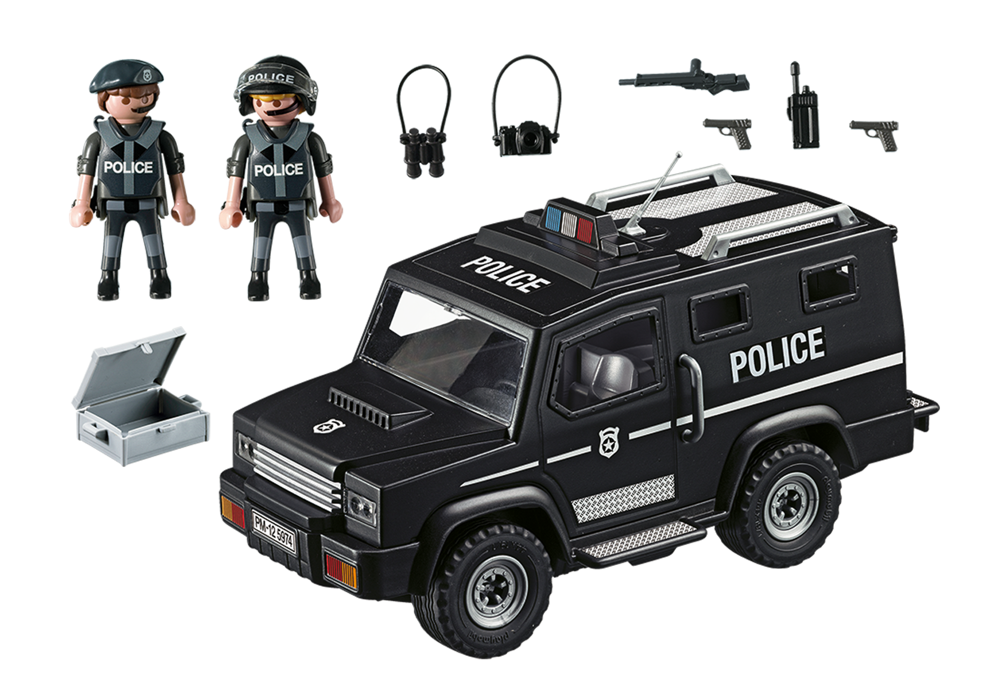 playmobil tactical unit truck