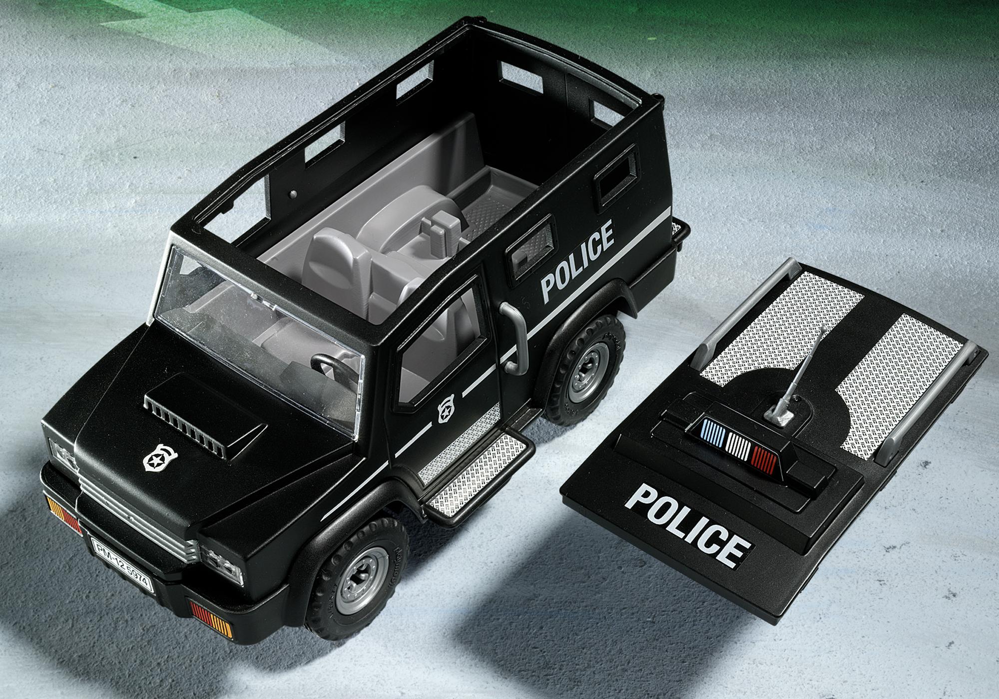 playmobil tactical unit car