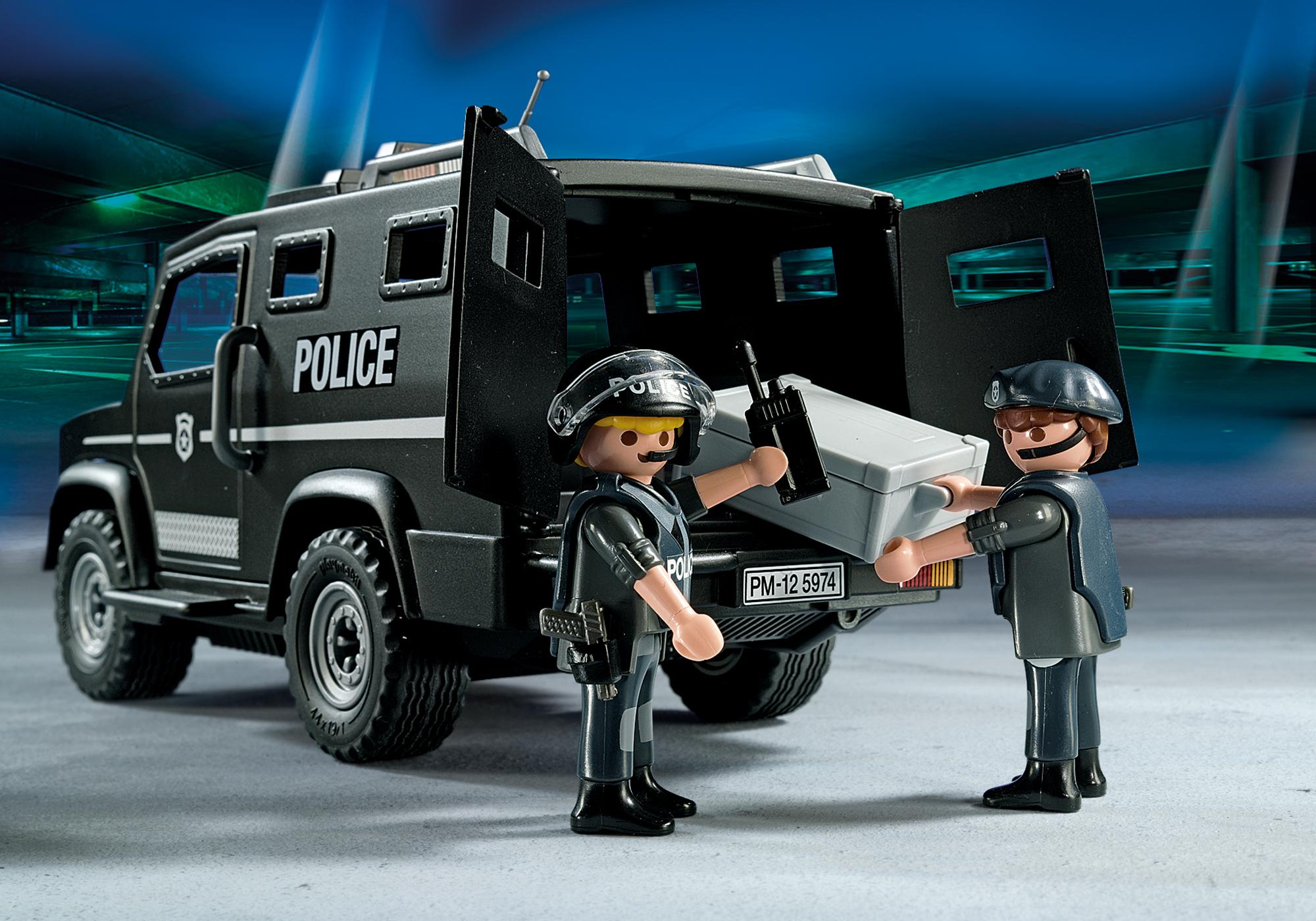 playmobil tactical unit car