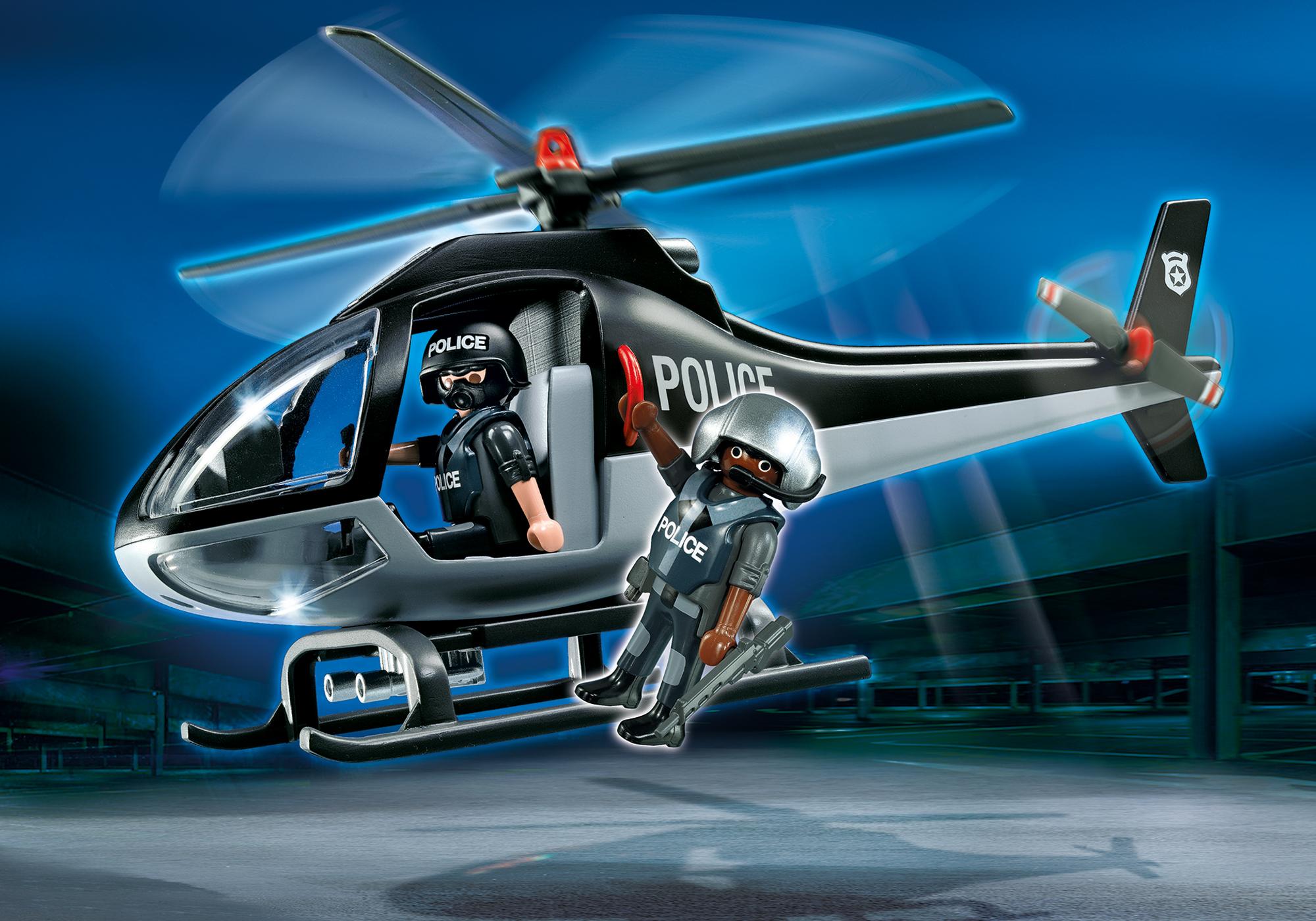 playmobil police helicopter