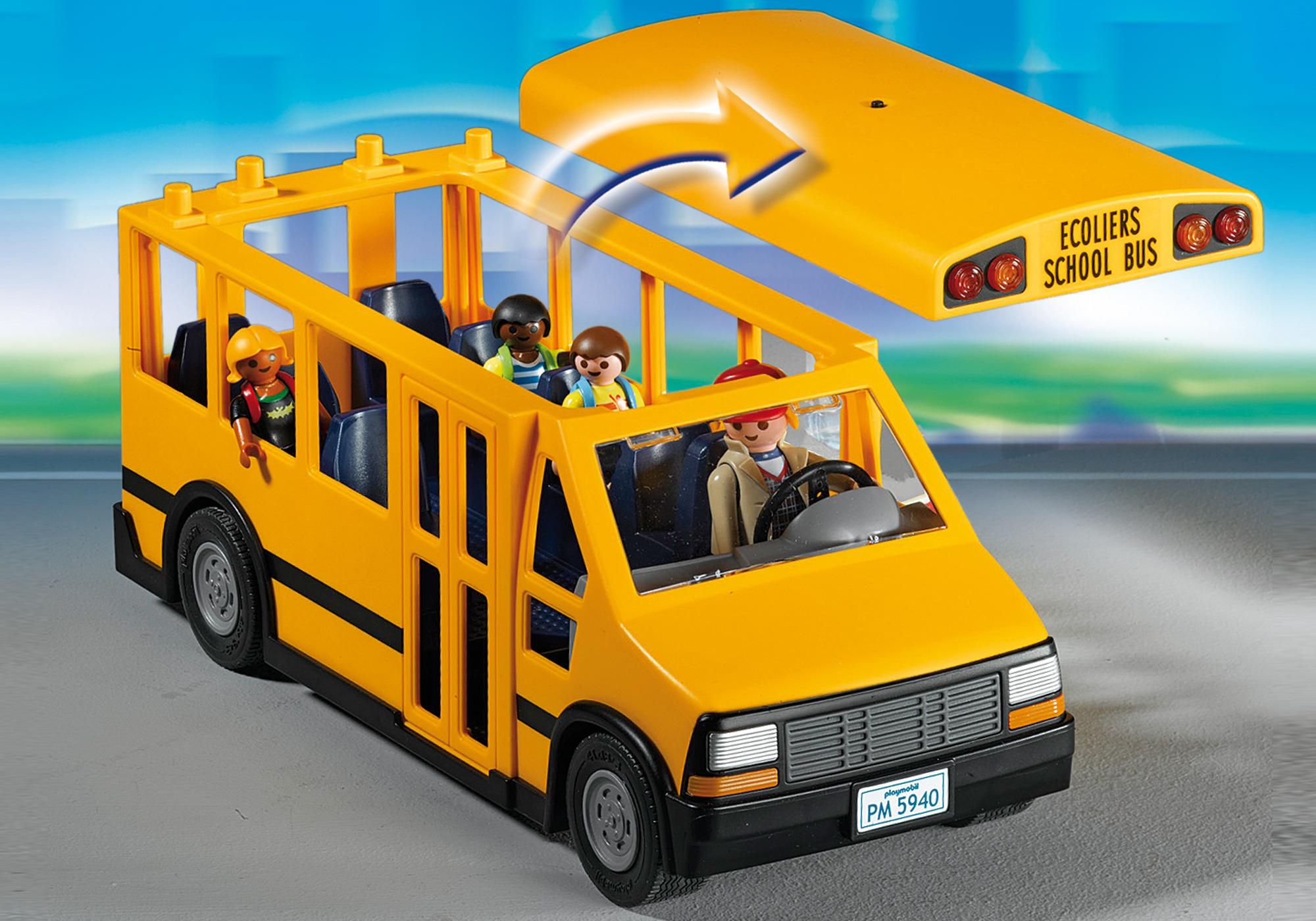 playmobil school bus 5940