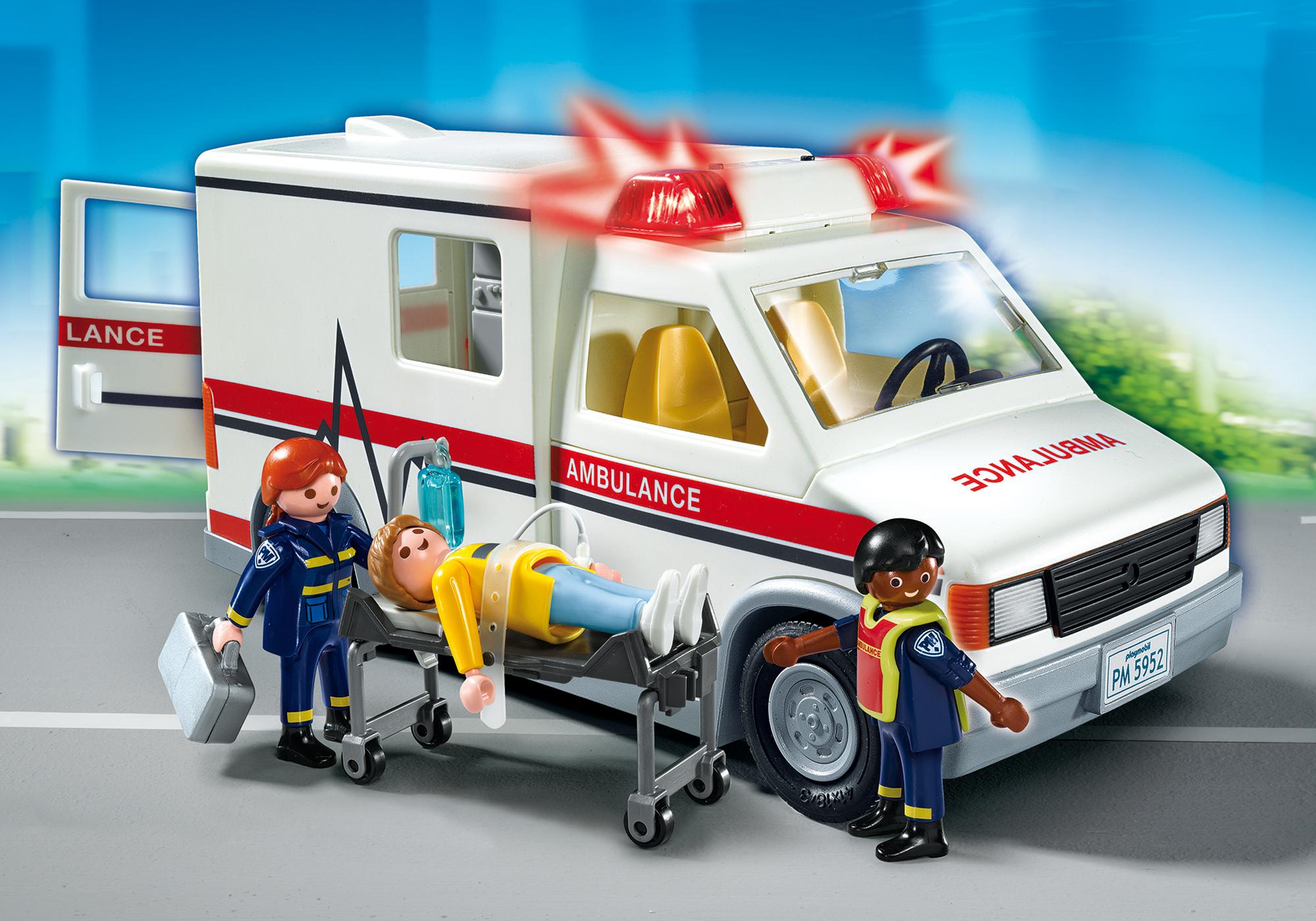 playmobil hospital ambulance