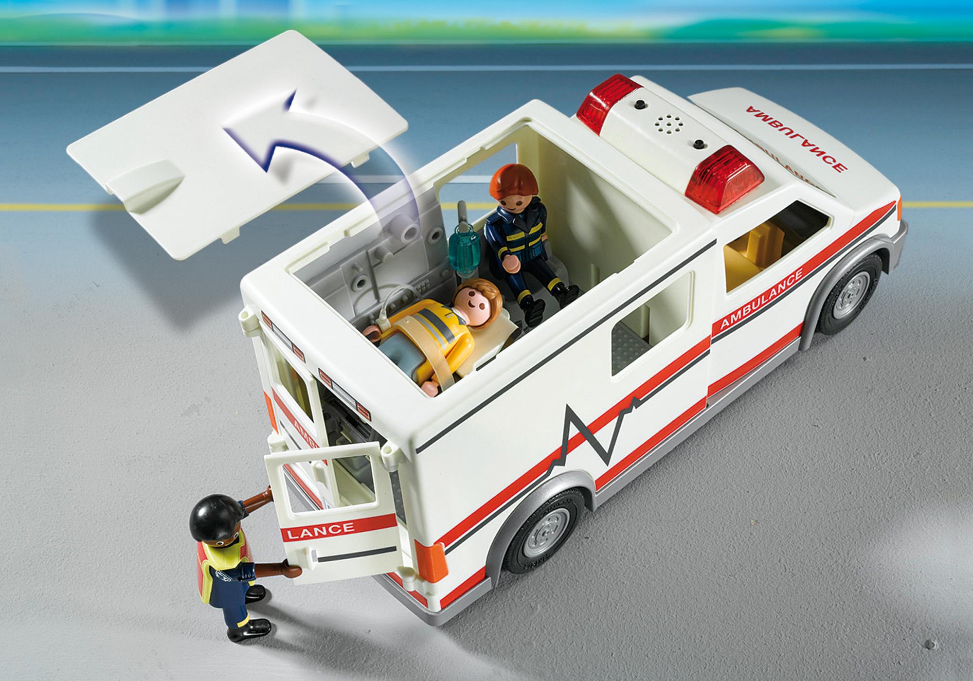 playmobil police and ambulance