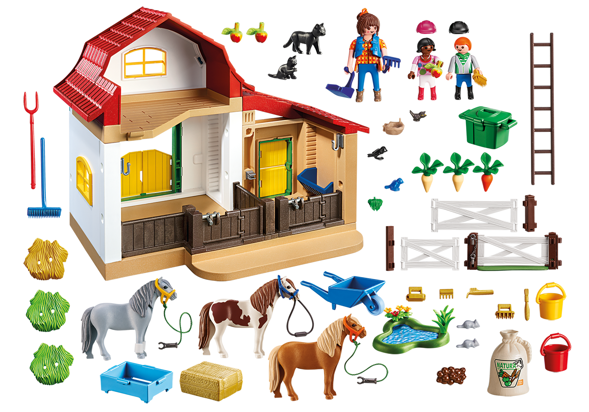 playmobil stable set