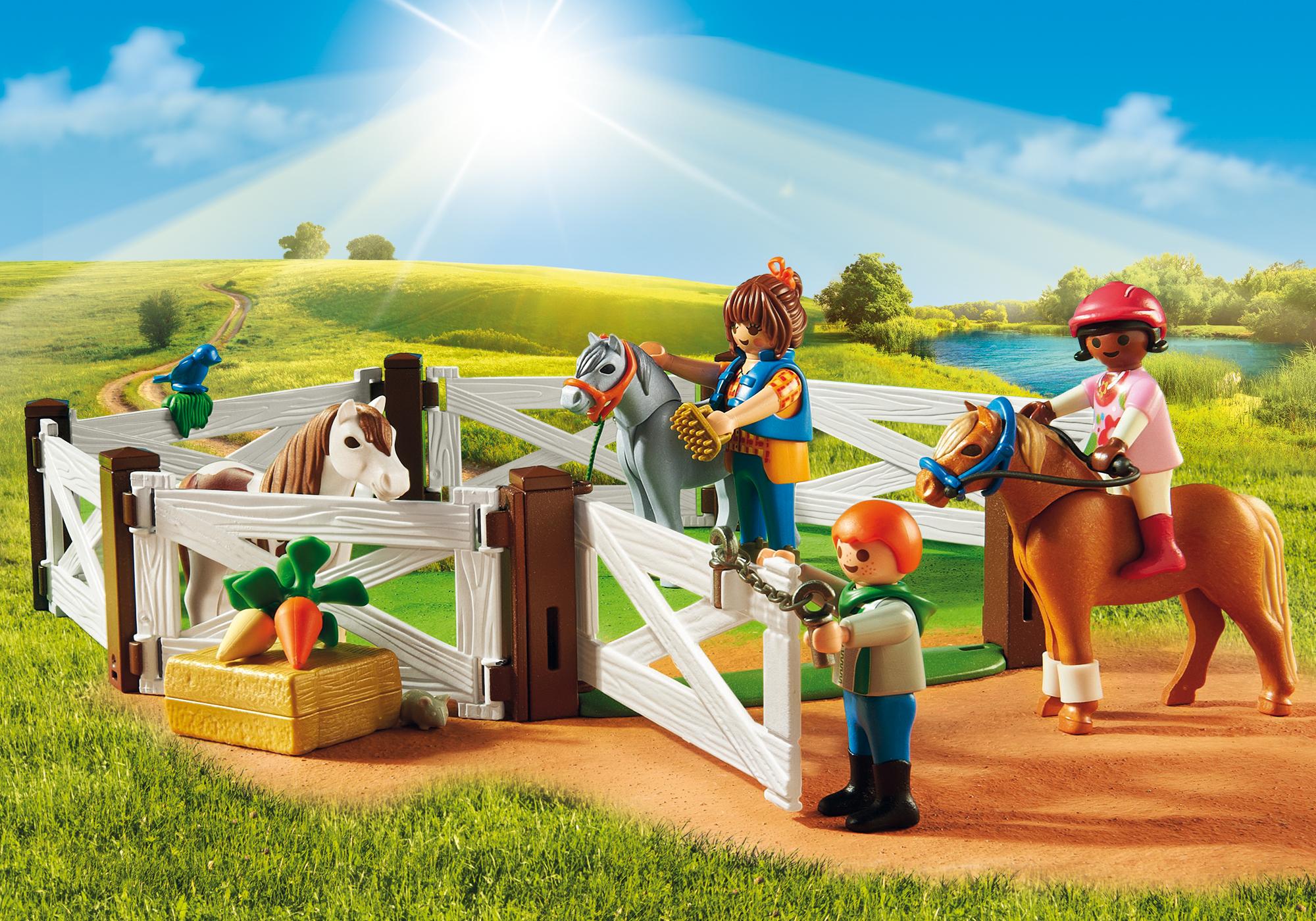 playmobil poneys