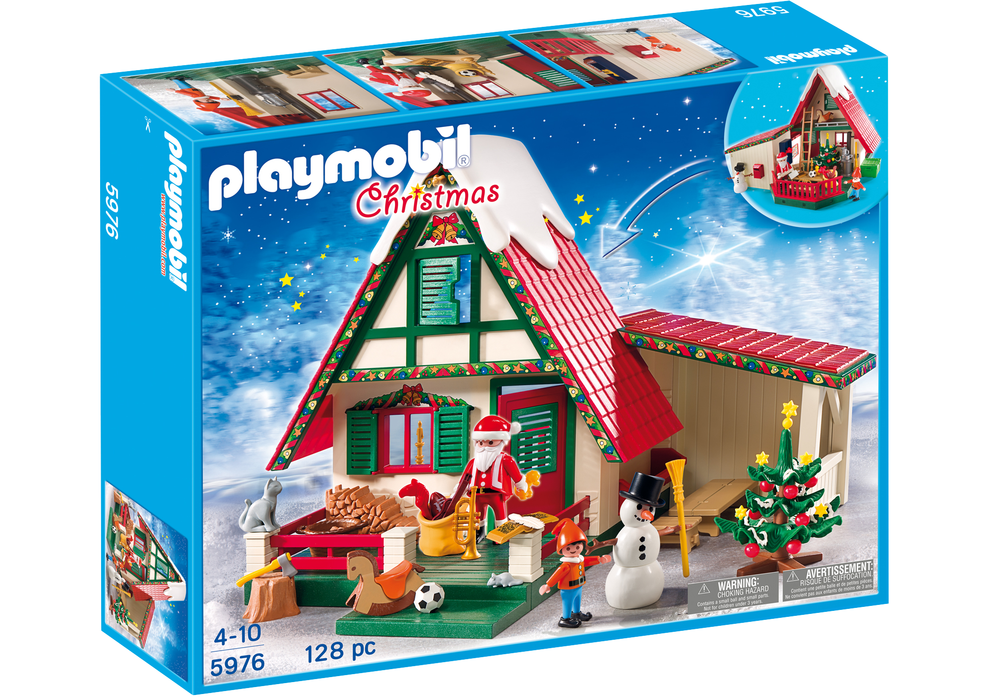 casa maletin papa noel playmobil