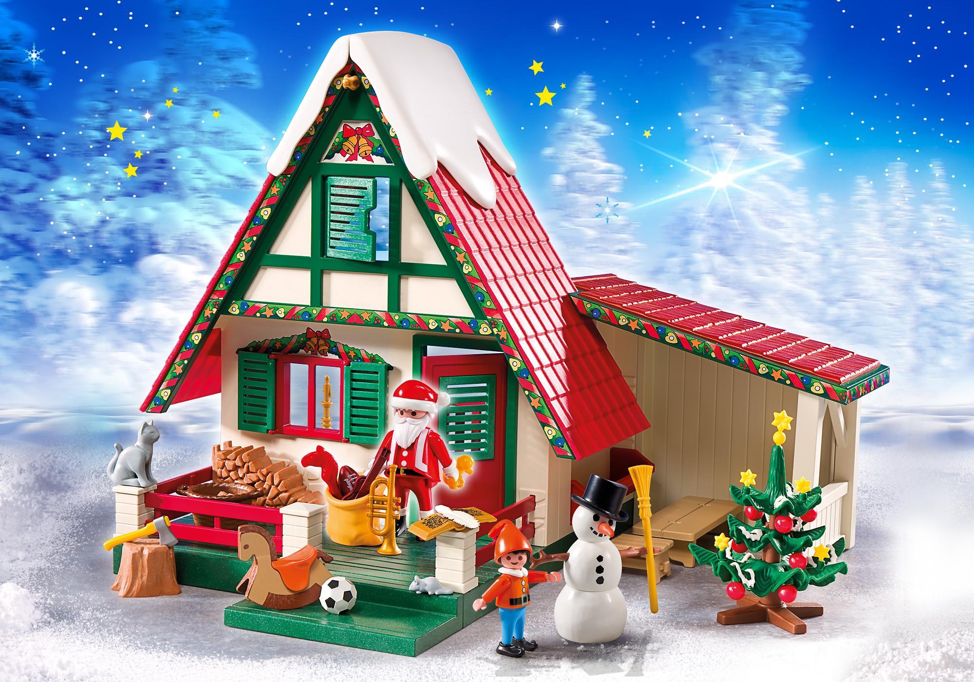 casa maletin papa noel playmobil