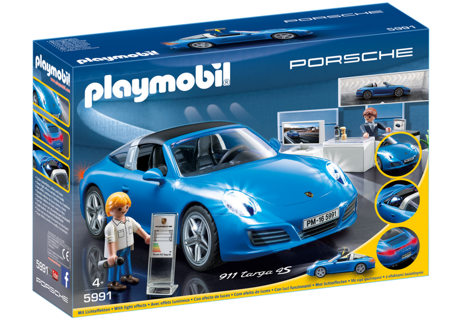 Playmobil 5991 Porsche 911 Targa 4S Auto mit Figuren  NEU & OVP 