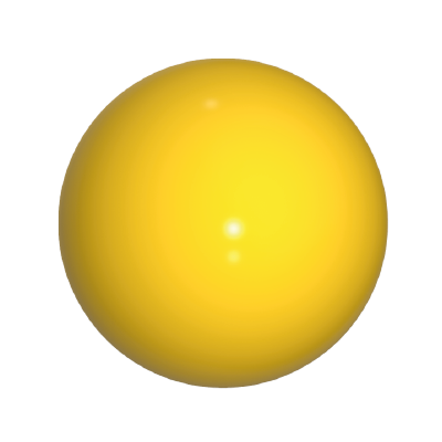 60025080_sparepart/BALL:D5.7 YEL.(POM BARIUM)