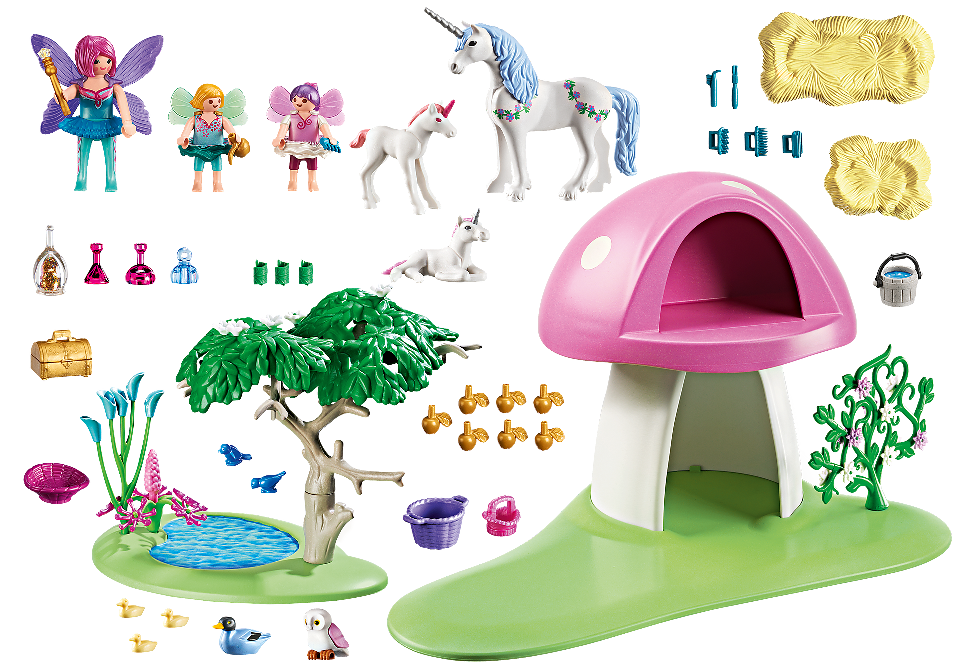 6055 Fairies with Toadstool House zoom image3