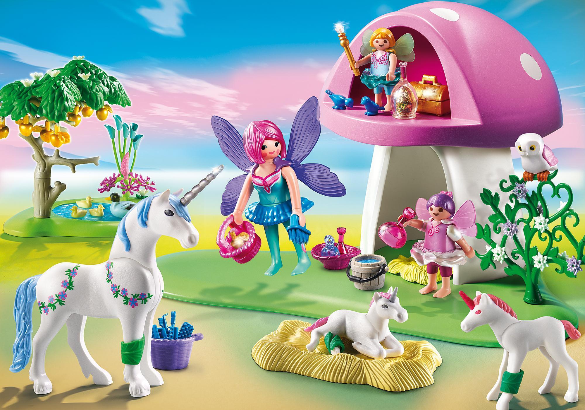 playmobil licorne et fee