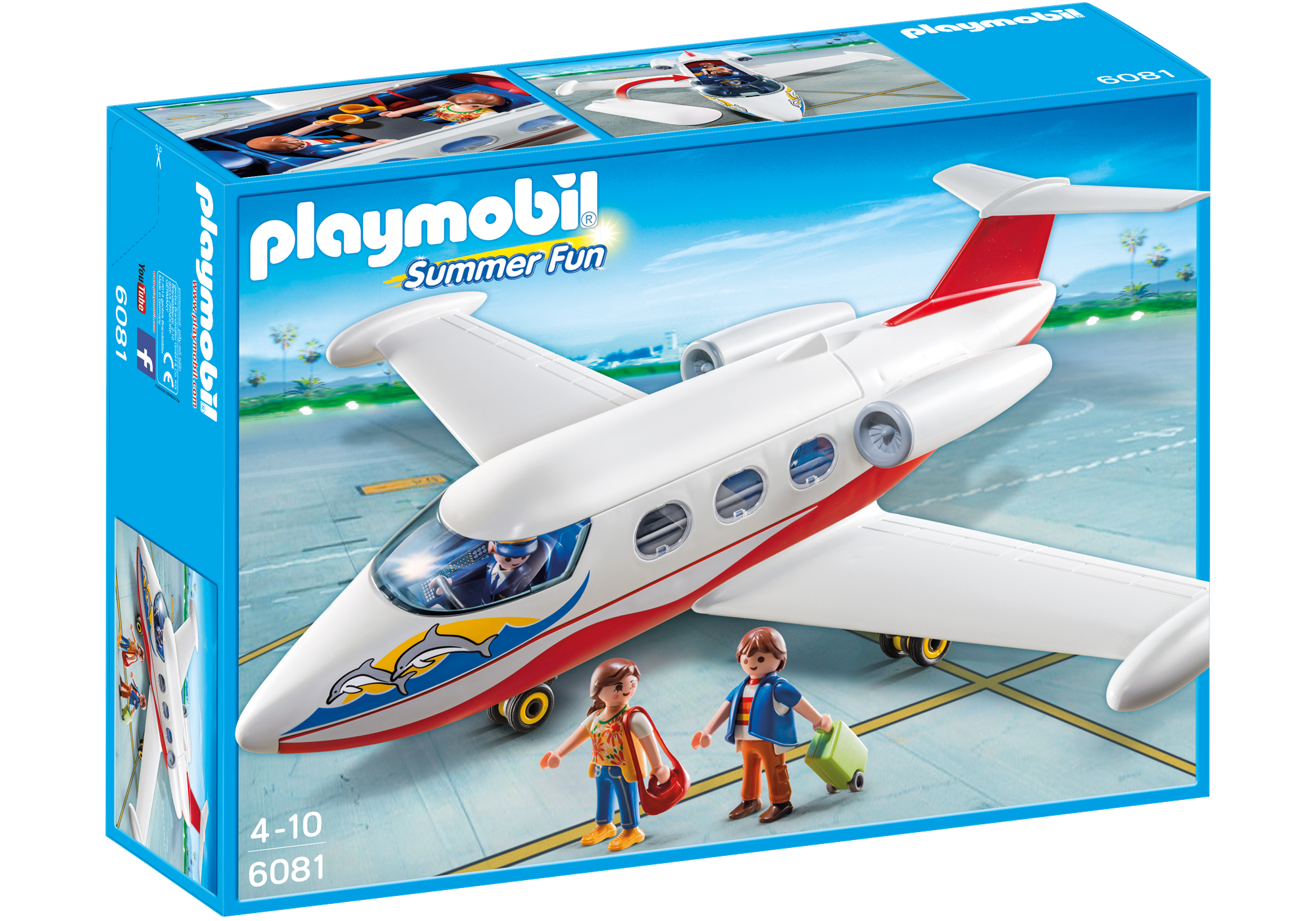 playmobil pilote avion