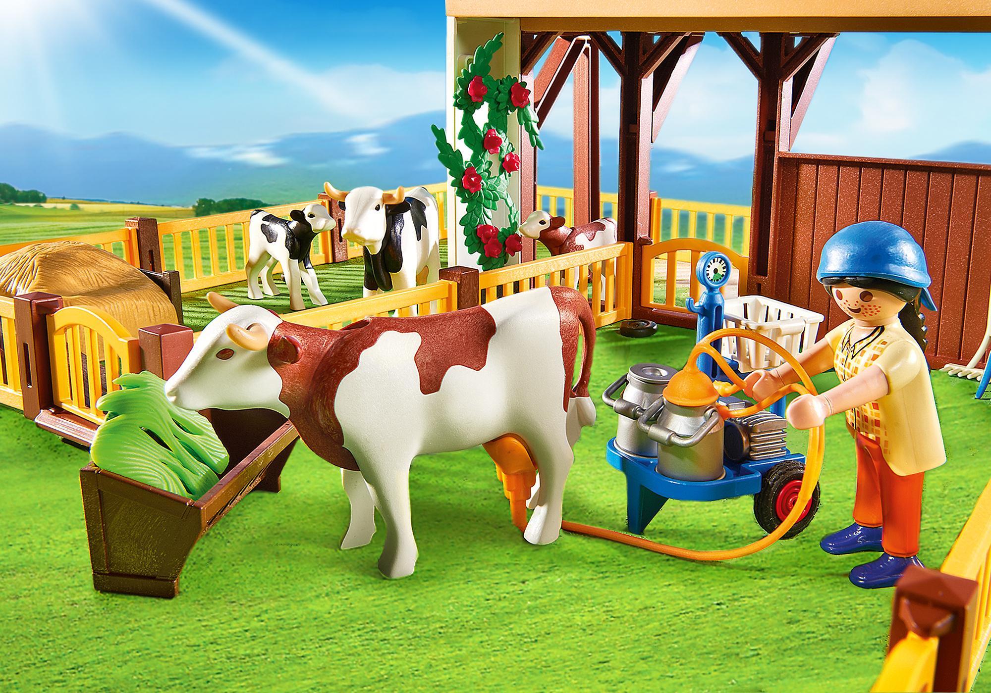 playmobil large farm 6120
