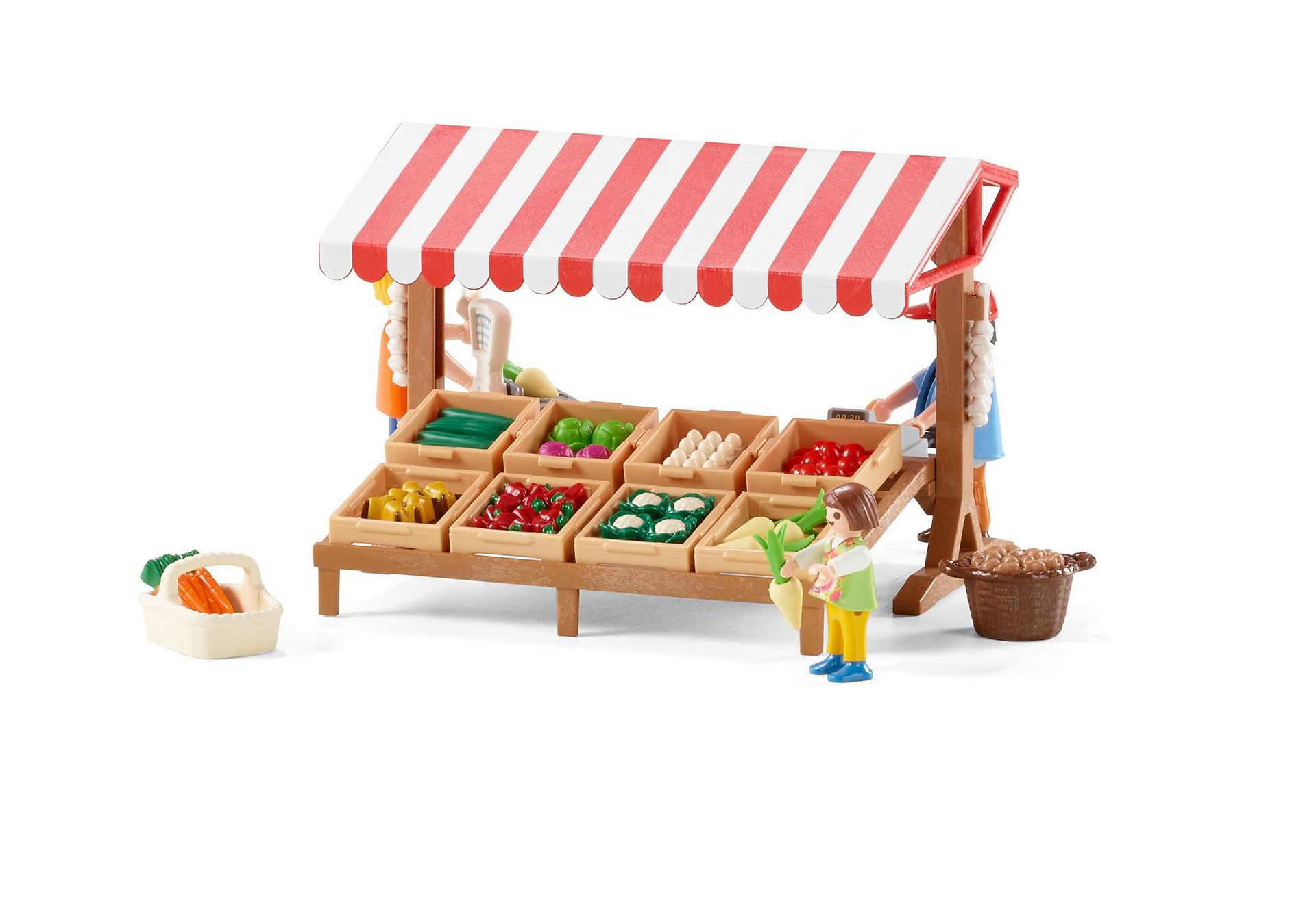 Playmobil Country 6121 Gemüsestand Marktstand 54 teilig zu Puppenhaus Neu OVP 