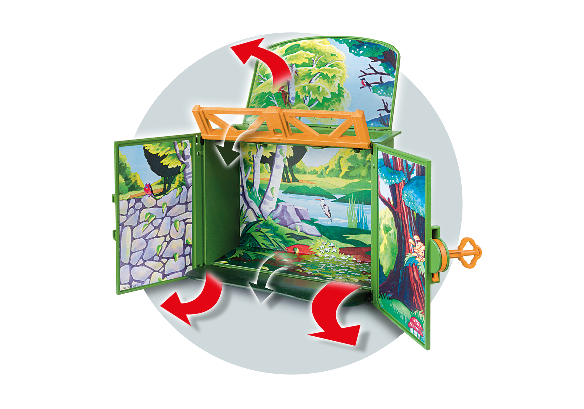 playmobil fairy garden play box