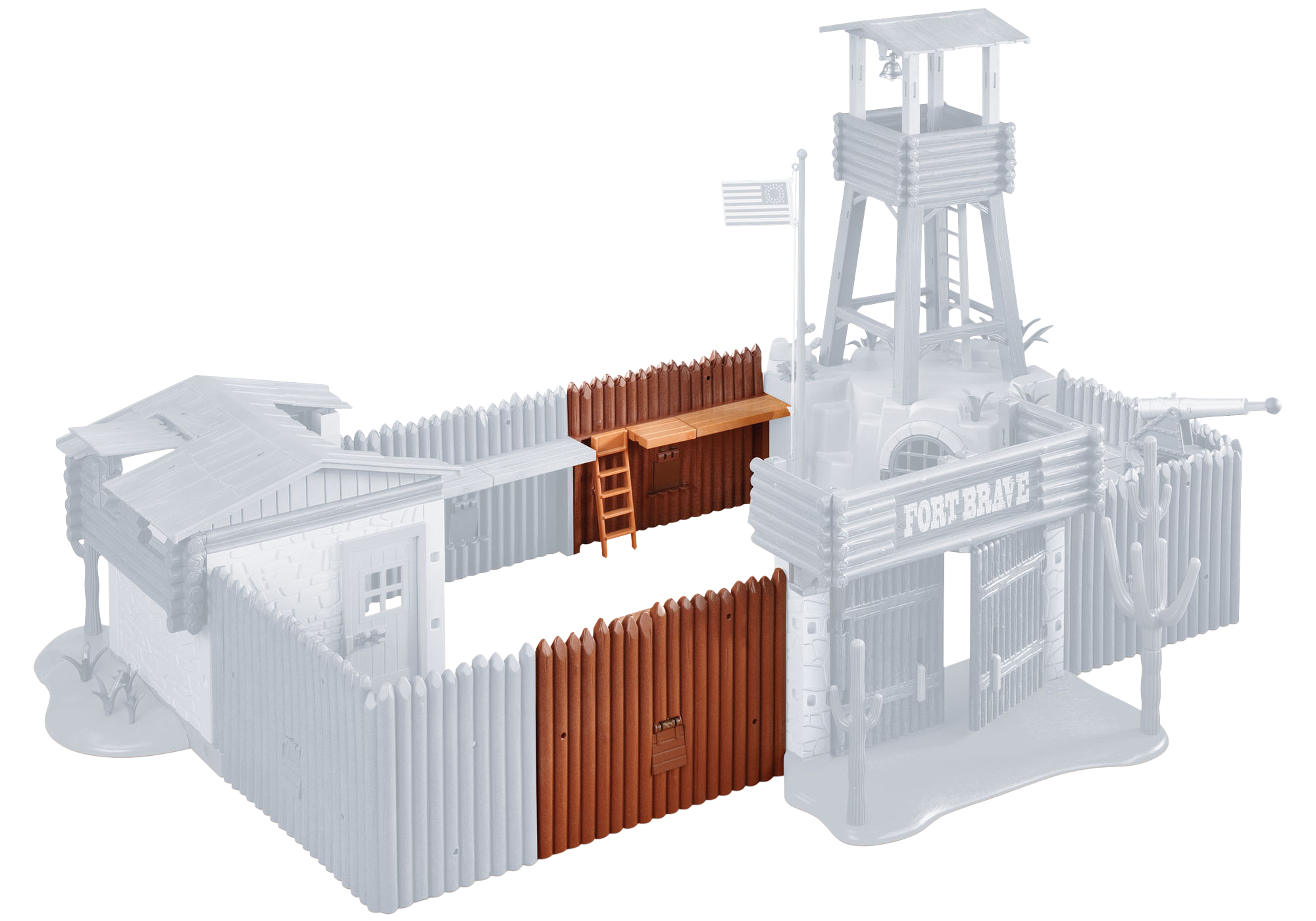 Playmobil Uitbreidingsmuur Voor Western Fort playmobil kopen in de aanbieding