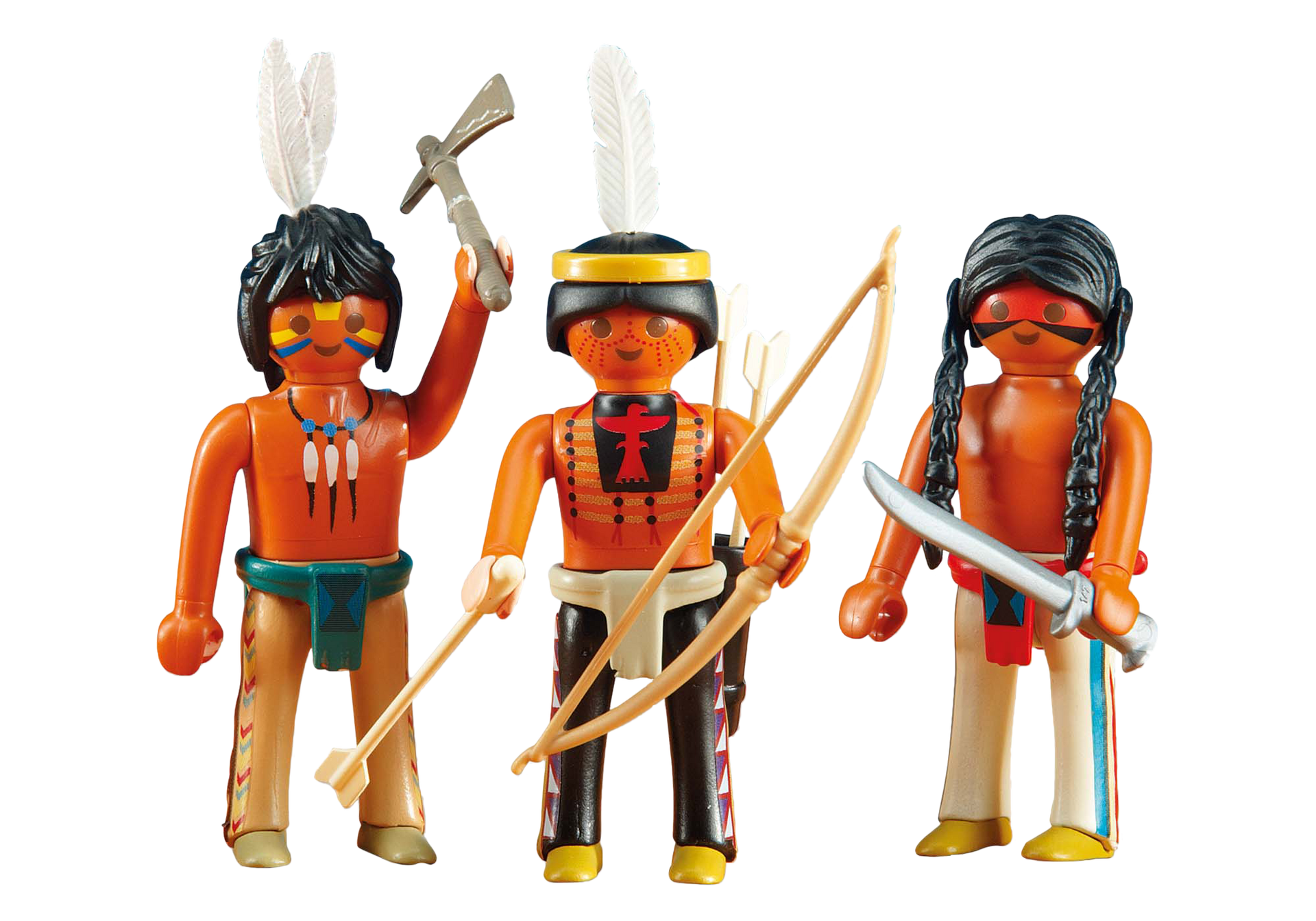 Playmobil® 6272 3 Sioux Indianer Neu und ungeöffnet im Folienbeutel 