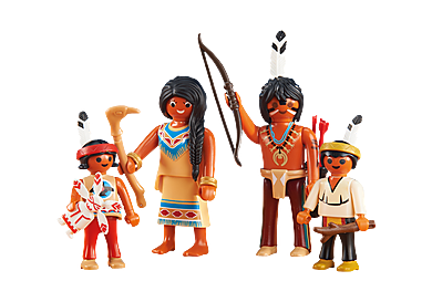 6322 Indfødt amerikansk familie II