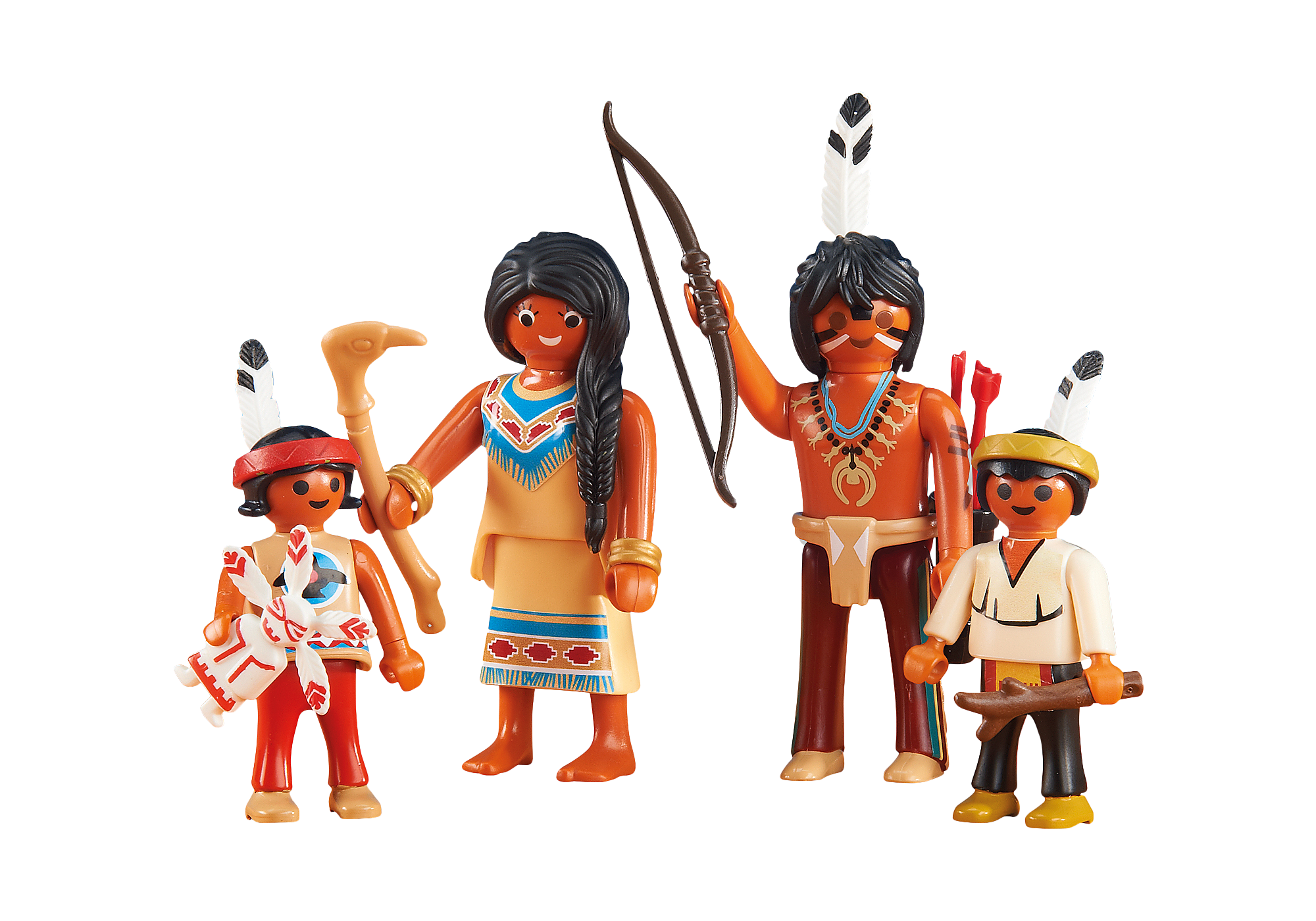 Mysterium at tilføje universitetsstuderende Native American Family II - 6322 | PLAYMOBIL®
