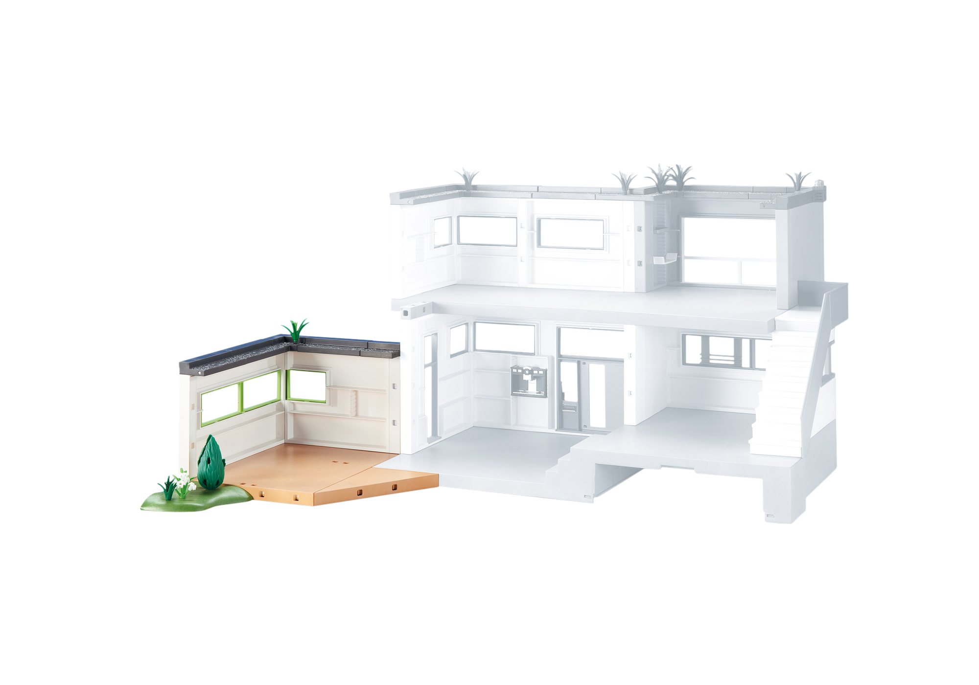 playmobil modern house extension