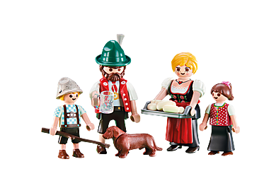 6395 Παραδοσιακή οικογένεια από τις Άλπεις