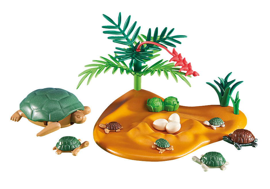 6420 Schildkröte mit Babys detail image 1