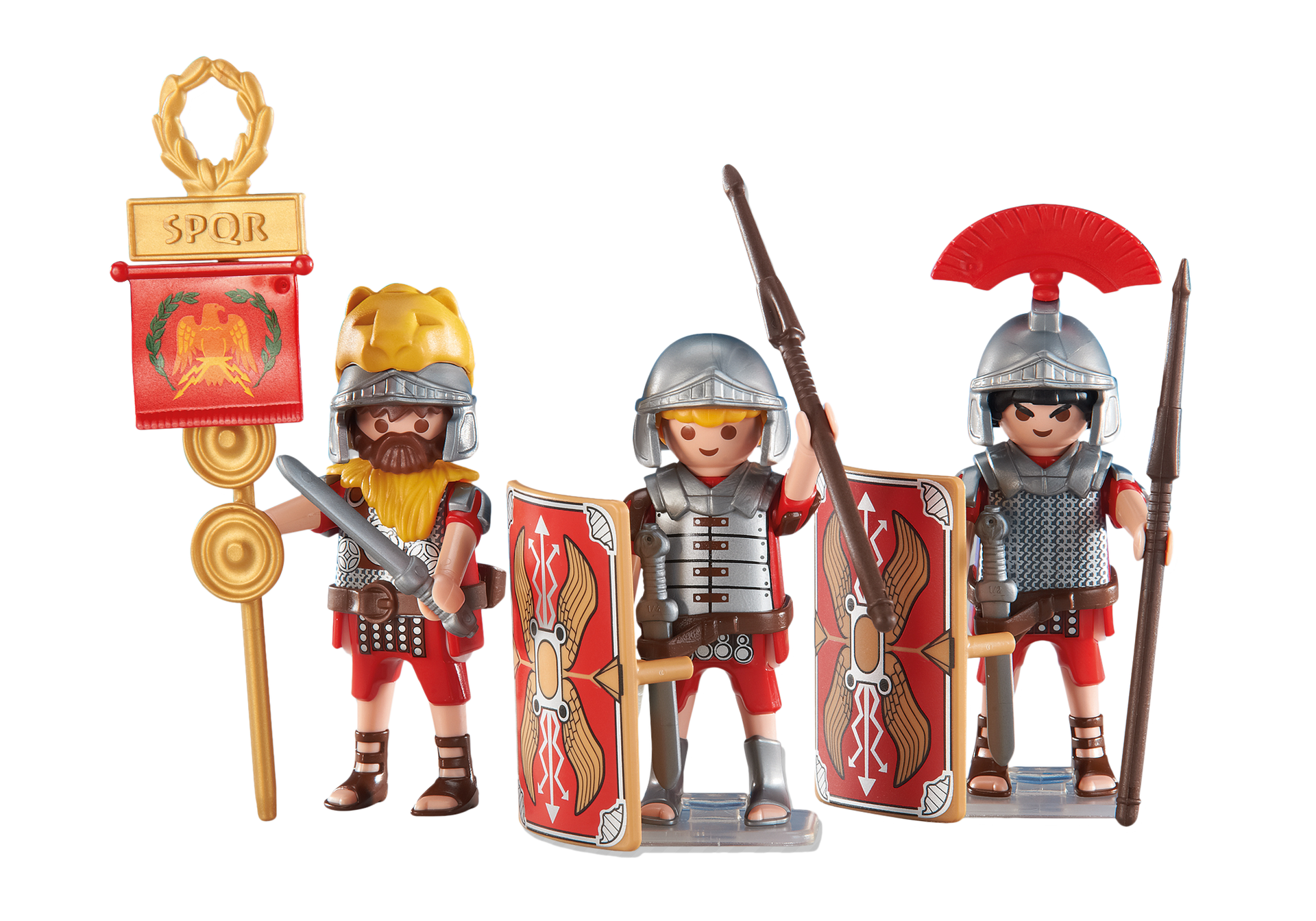 Playmobil Roman soldiers pack of 3 figure légionnaires figurines Armée 6490 army 