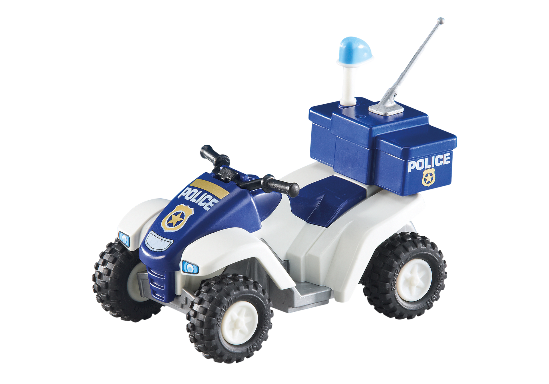 Playmobil lot de 2 guidons pour moto quad police policier véhicule 