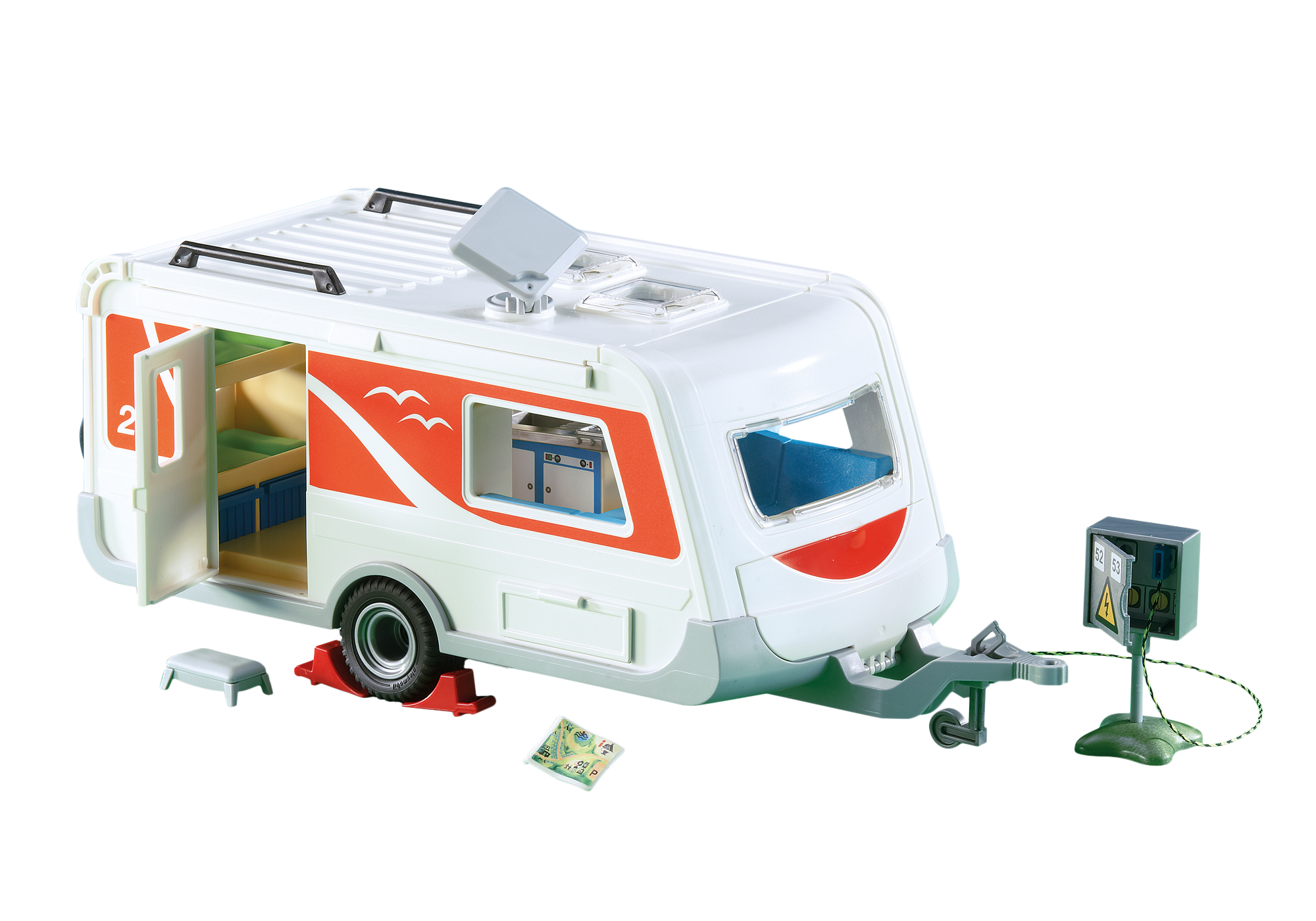 playmobil family fun caravan