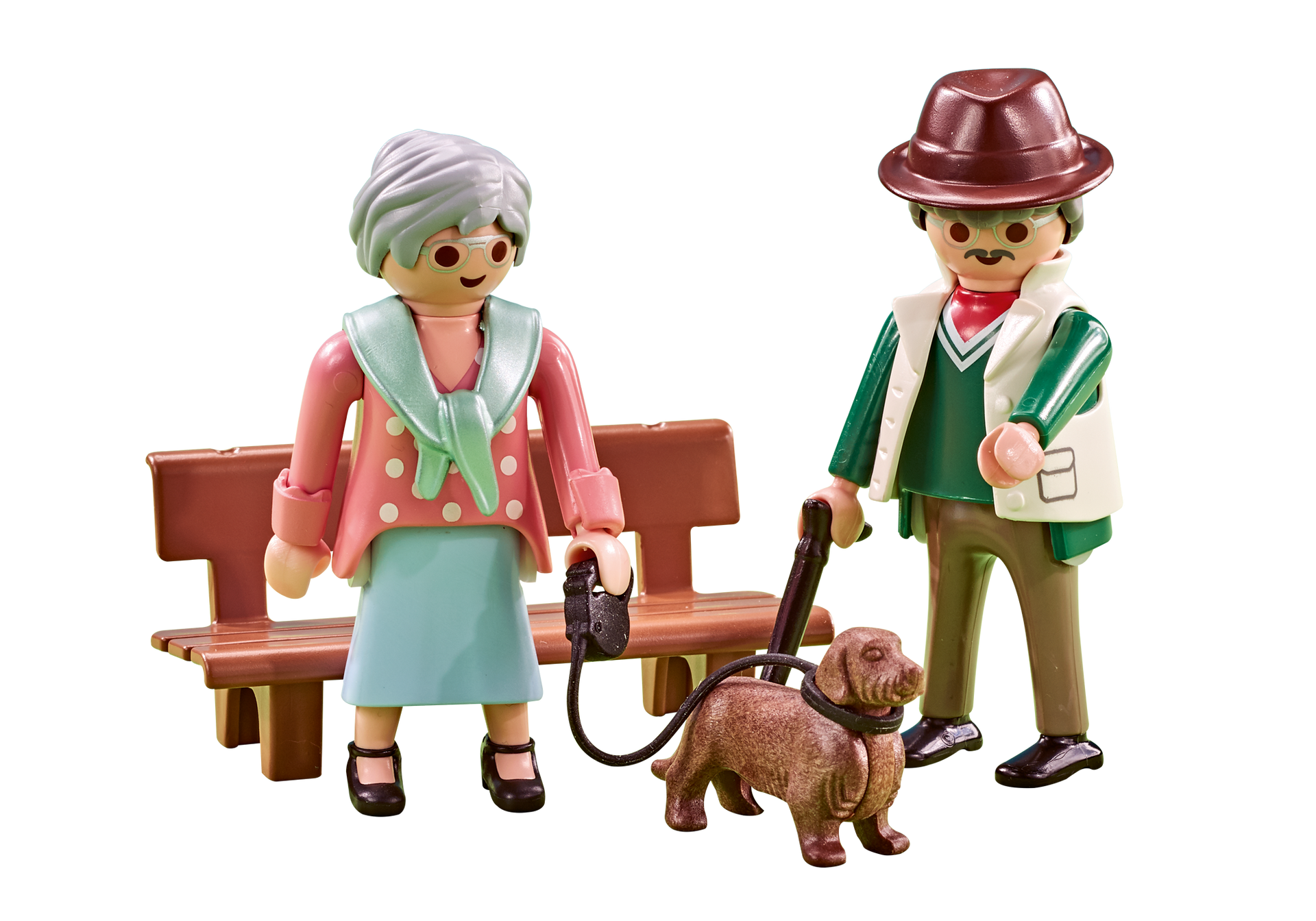 PLAYMOBIL 1 x personaggio Dame vecchia signora nonna i capelli grigi casa delle bambole City Life 6549 