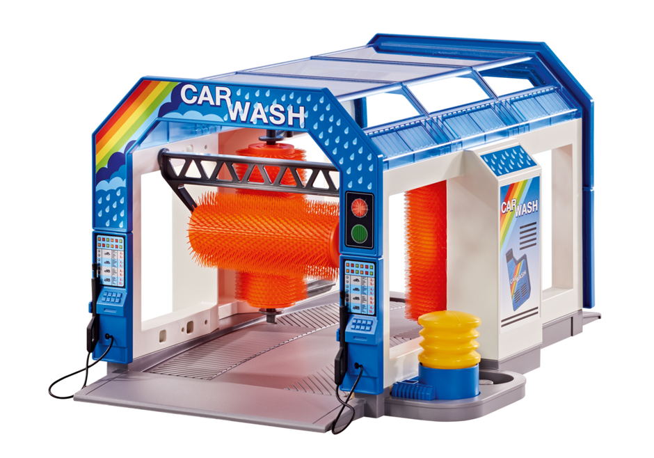 Lavacoches de juguete incluye2 coches de juguete y lavado de autos en funcionamiento 