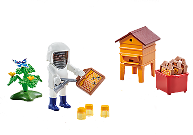 6573 Beekeeper with Hive