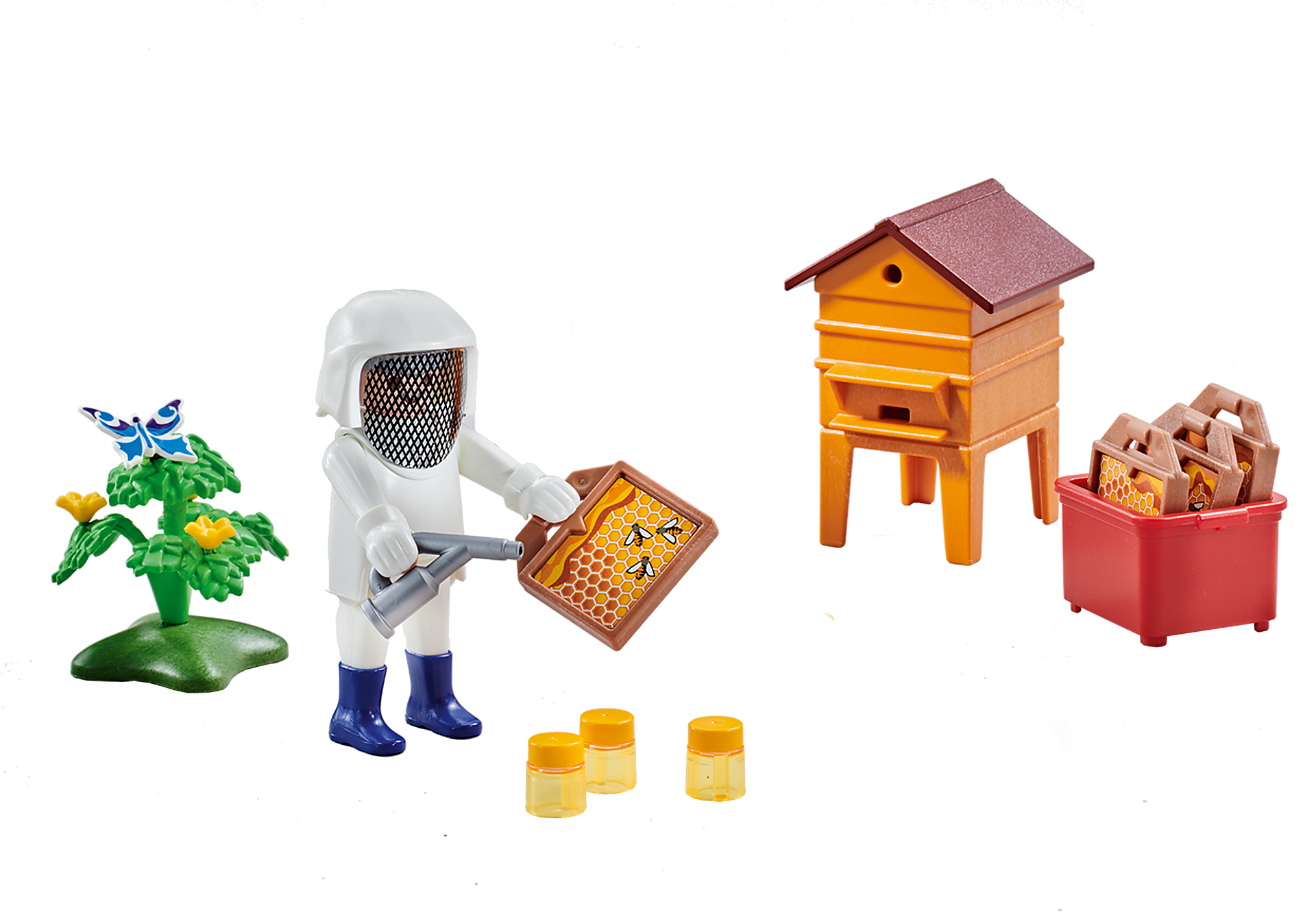 6573 Beekeeper with Hive zoom image1