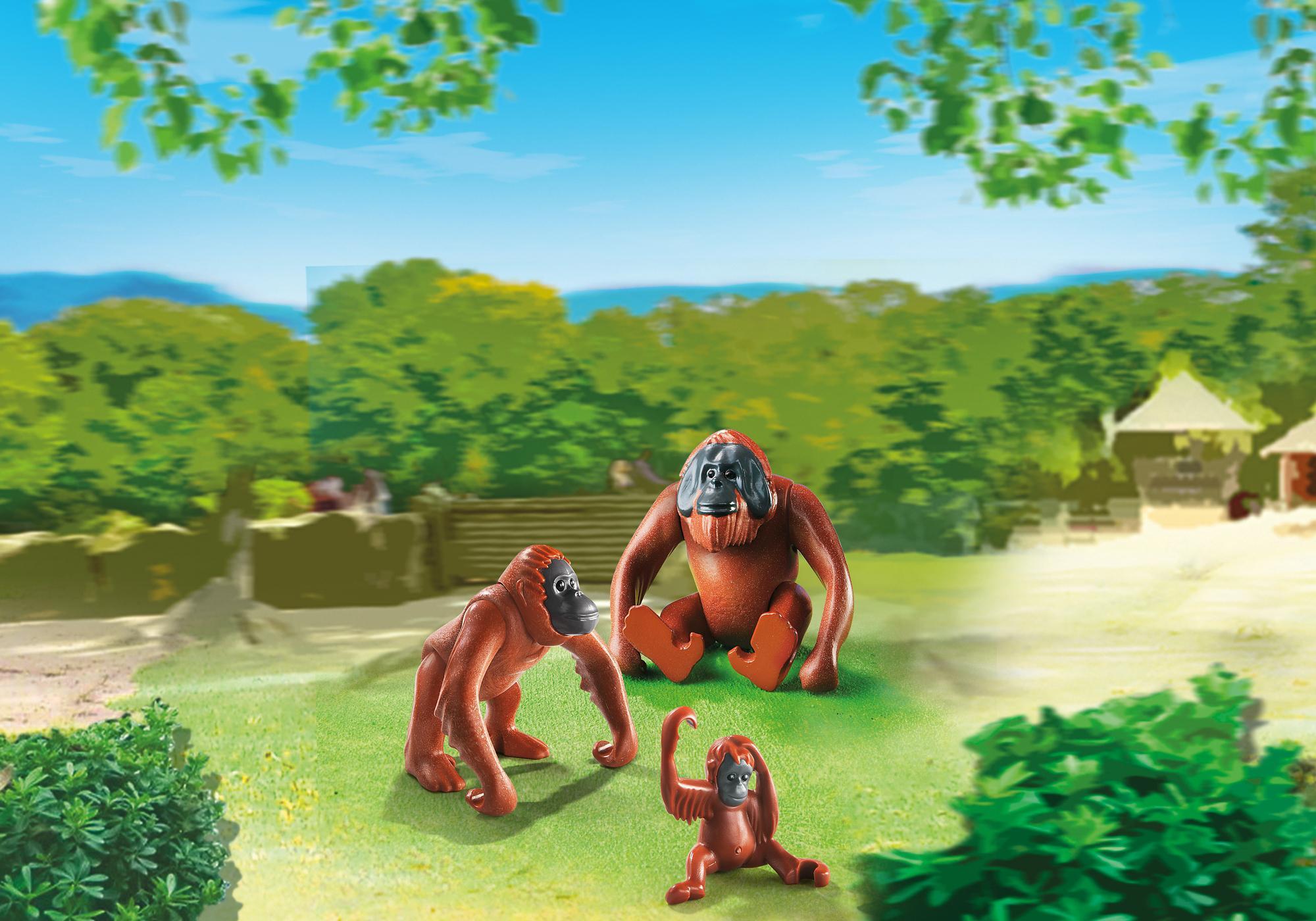 playmobil orangutan family