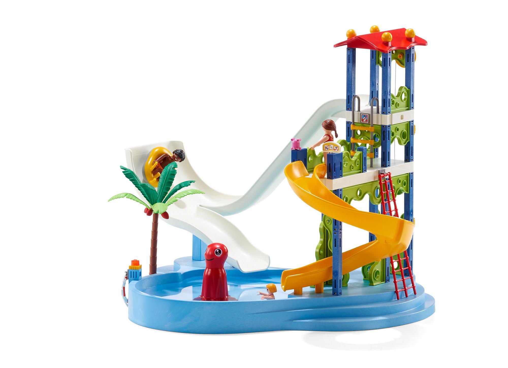 playmobil 6669 summer fun water park with slides