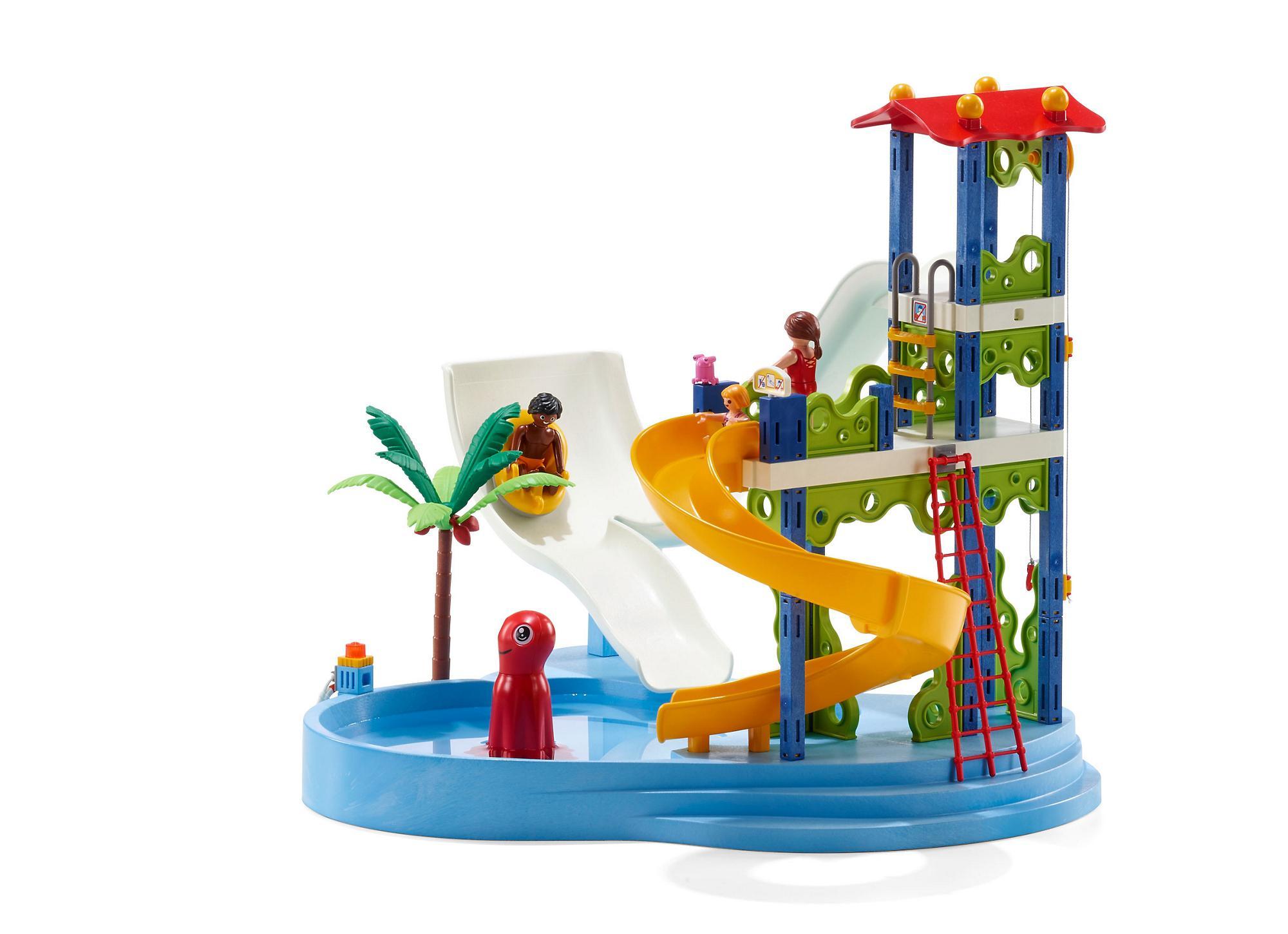 playmobil 6669 summer fun water park with slides
