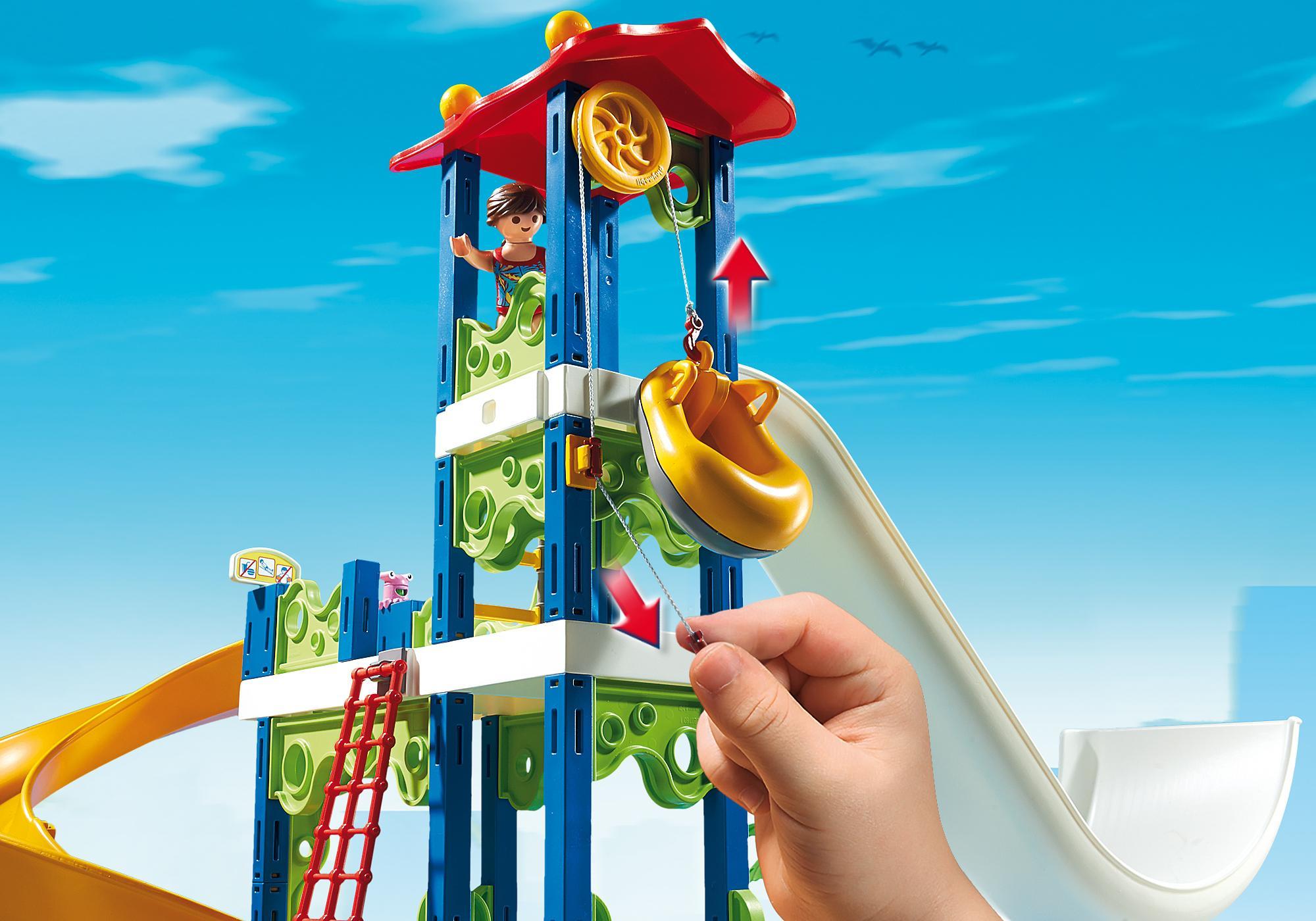 playmobil 6669 summer fun water park with slides