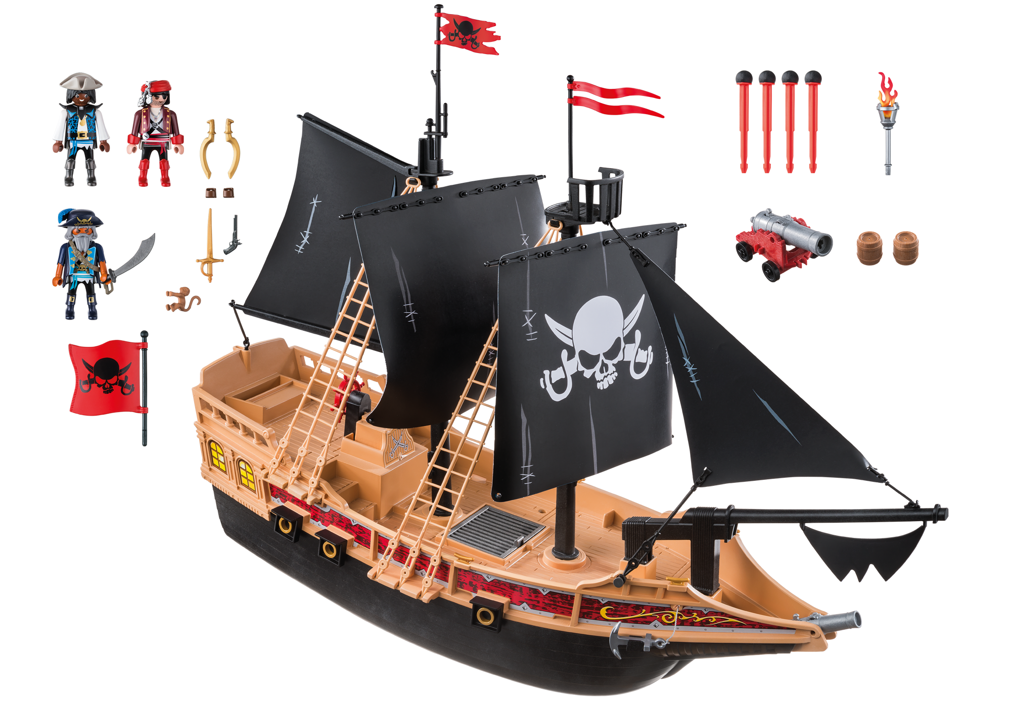 playmobil pirate raiders ship