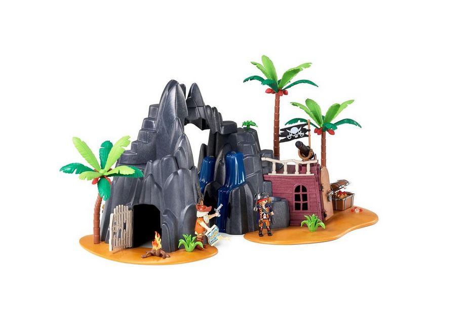Playmobil 6679 Pirate Treasure Island with Lockable Jail Cell 